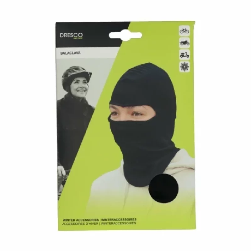 Cagula balaclava unisex din poliester Dresco 1buc - Negru Garage AutoRide