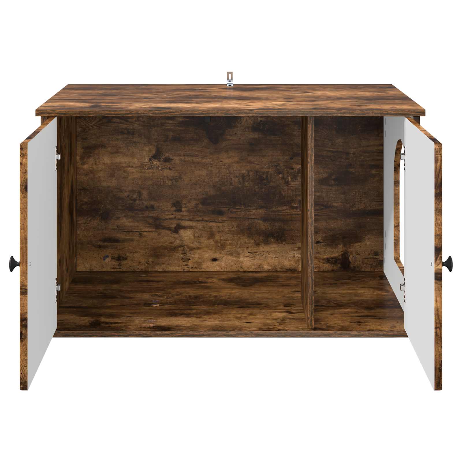 Casa pentru pisici Stejar fumuriu 85 x 55 x 50 cm Lemn compozit GartenMobel Dekor