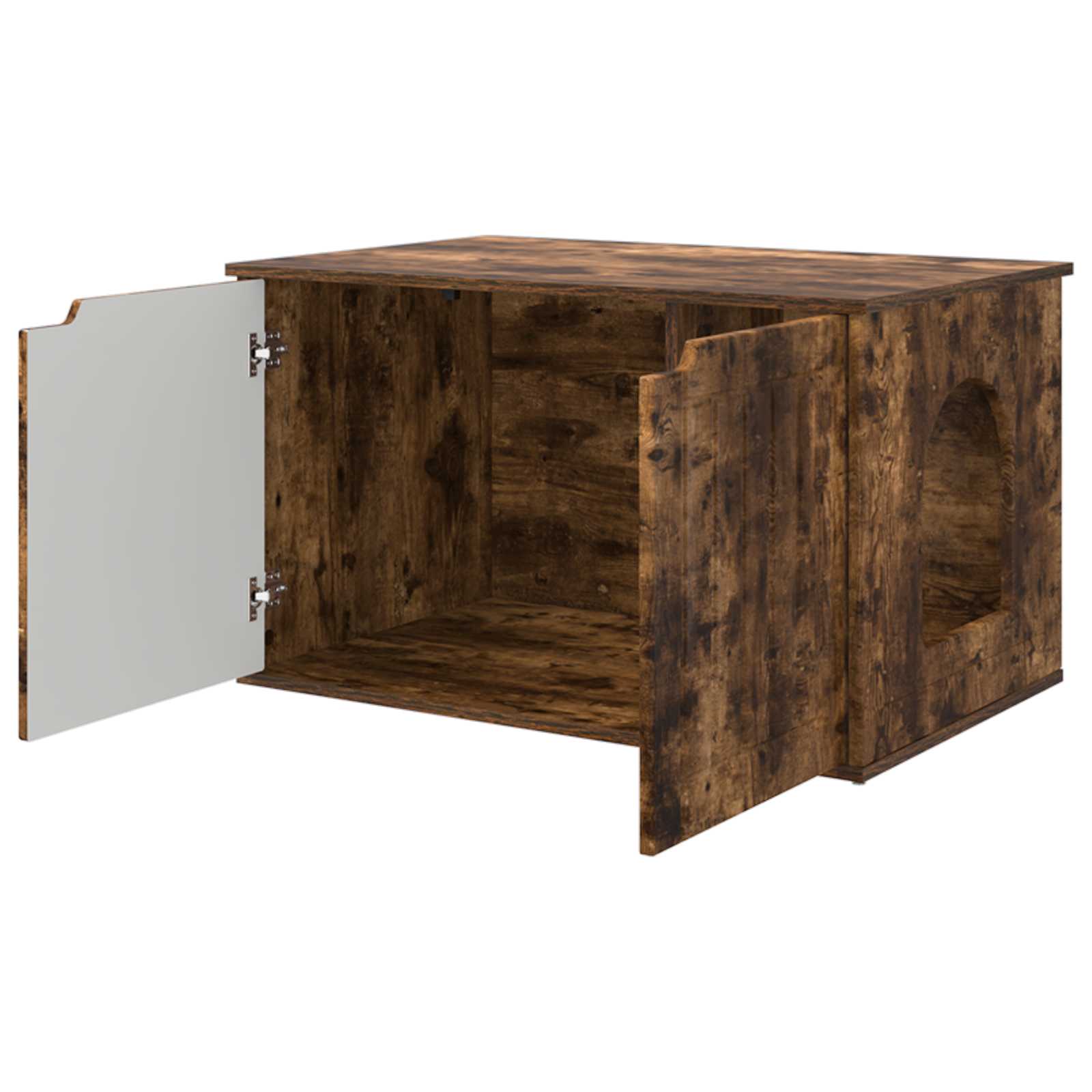 Casa pentru pisici Stejar fumuriu 85 x 55 x 53,5 cm GartenMobel Dekor