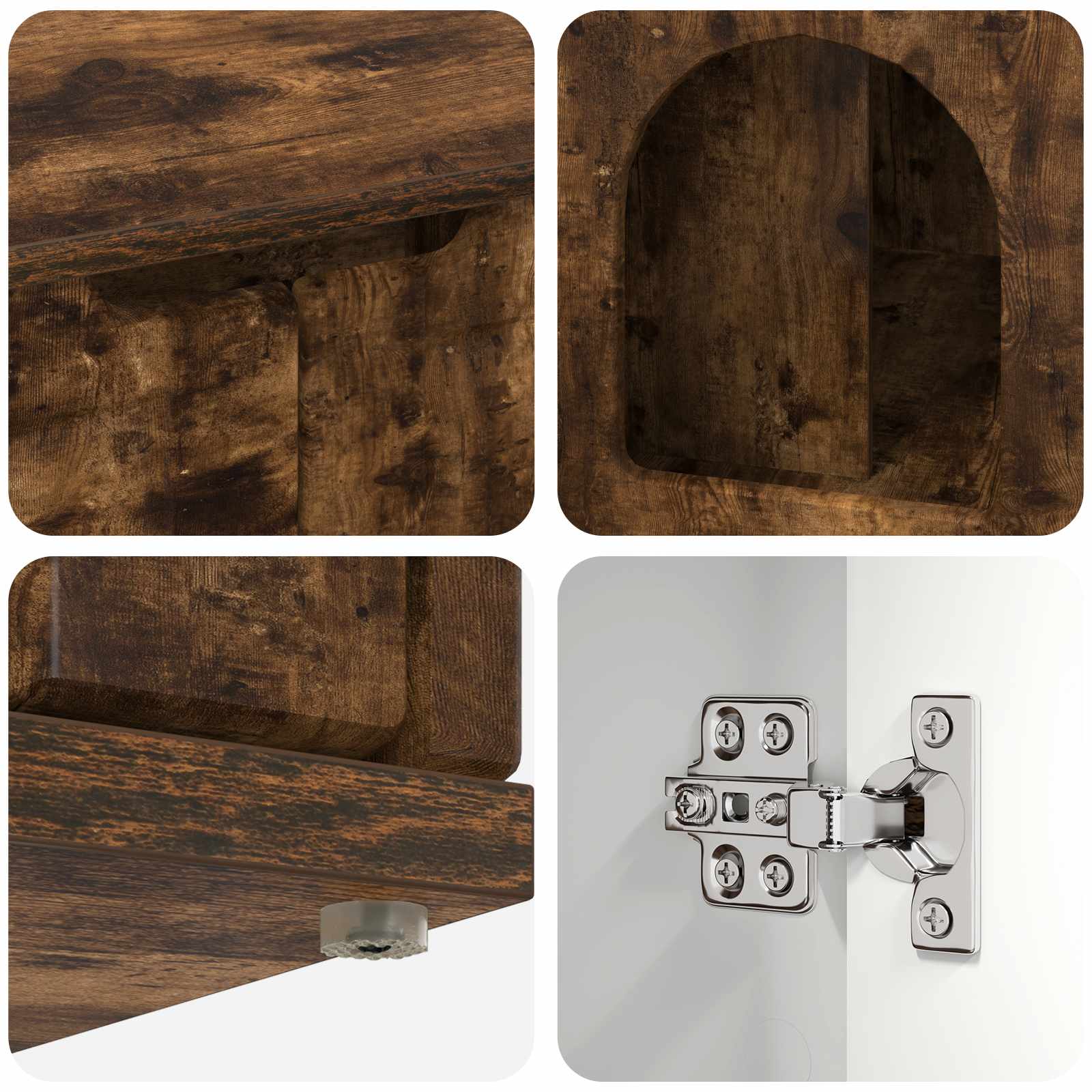 Casa pentru pisici Stejar fumuriu 85 x 55 x 53,5 cm GartenMobel Dekor