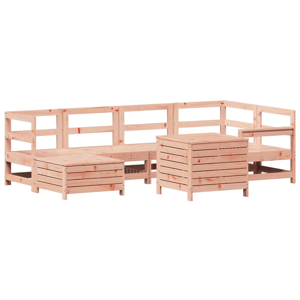 Set canapele grădină, 7 piese, lemn masiv brad douglas GartenMobel Dekor