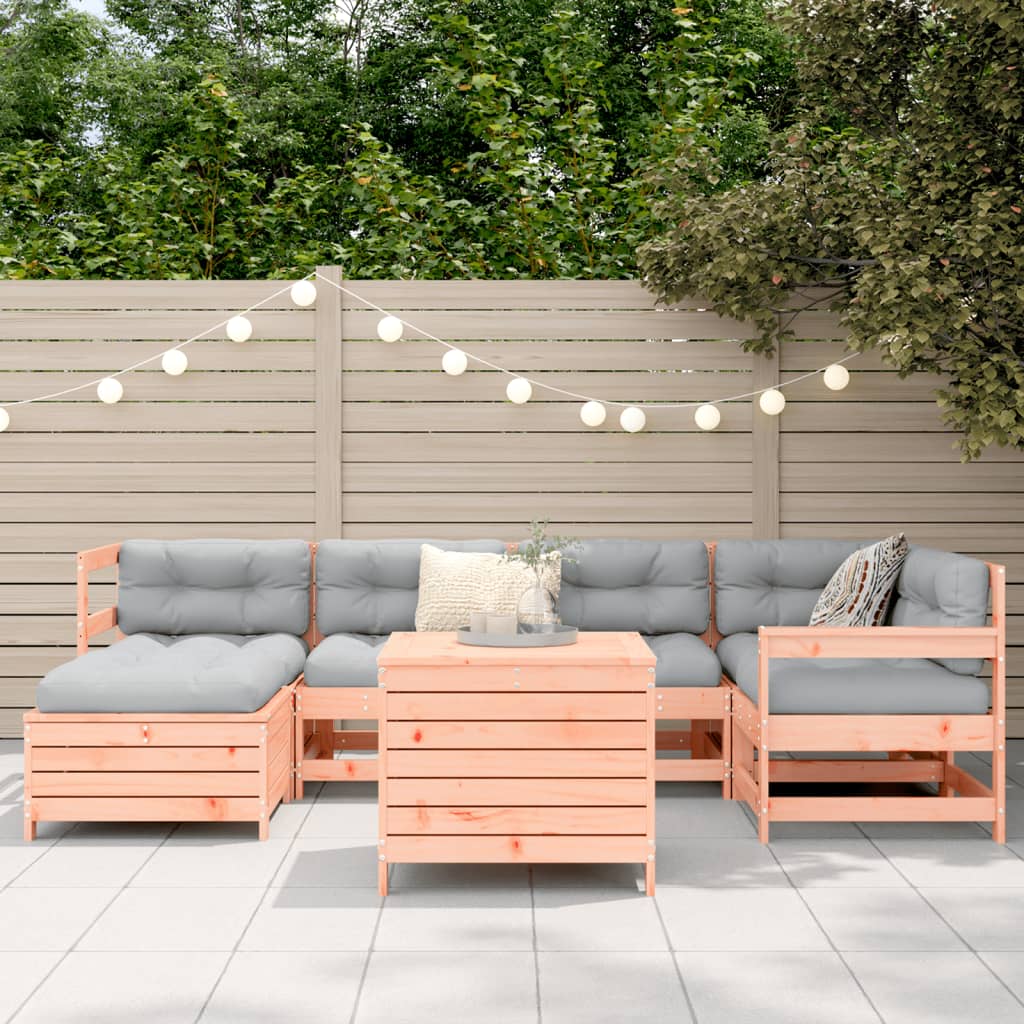 Set canapele grădină, 7 piese, lemn masiv brad douglas GartenMobel Dekor