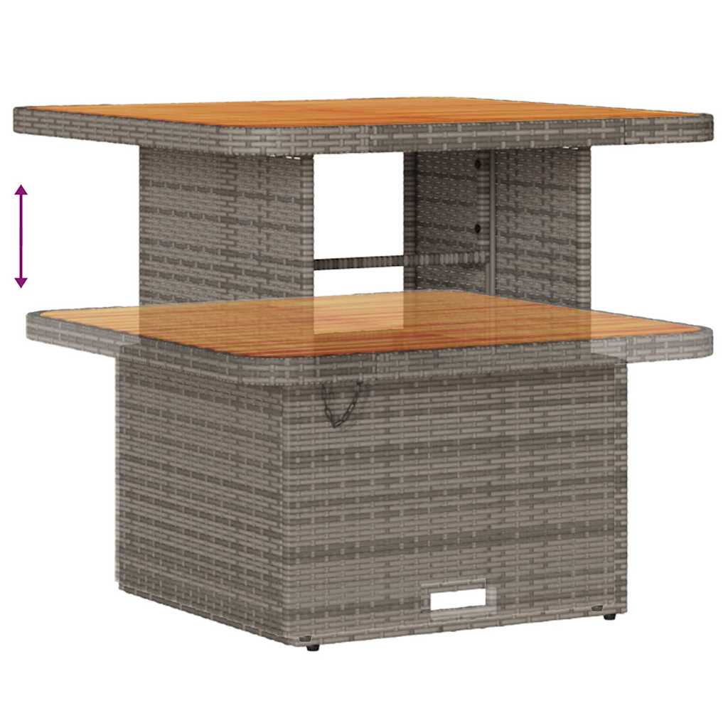 Set de canapele pentru grădină cu pernă cu depozitare 8 pcs Gri GartenMobel Dekor