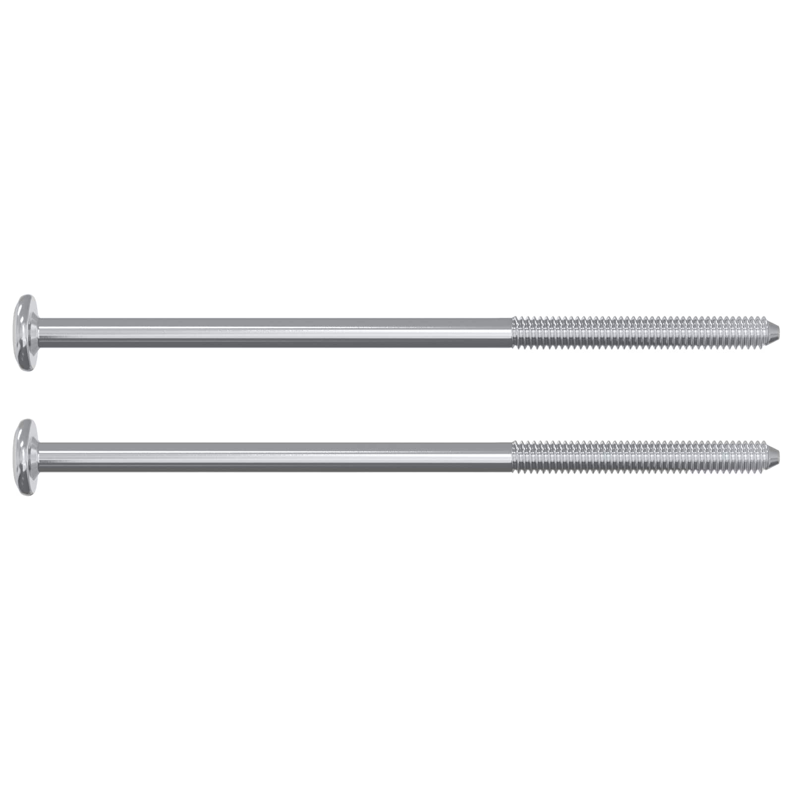 Șurub 12 pcs Argintiu M6 x 120 mm Oțel GartenMobel Dekor