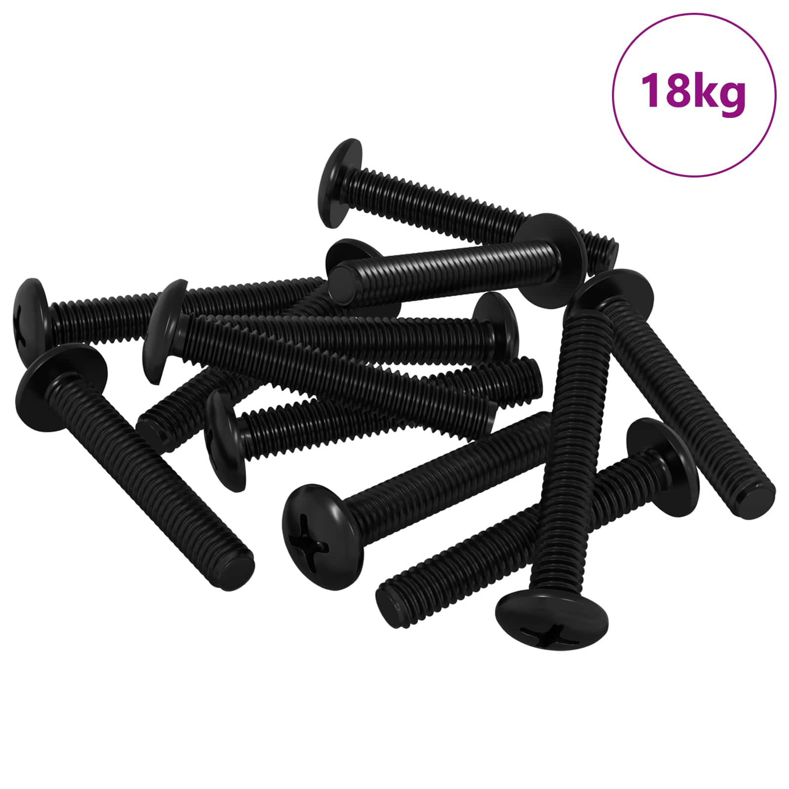 Șurub 2647 pcs Argintiu 5 x 30 mm Fier GartenMobel Dekor
