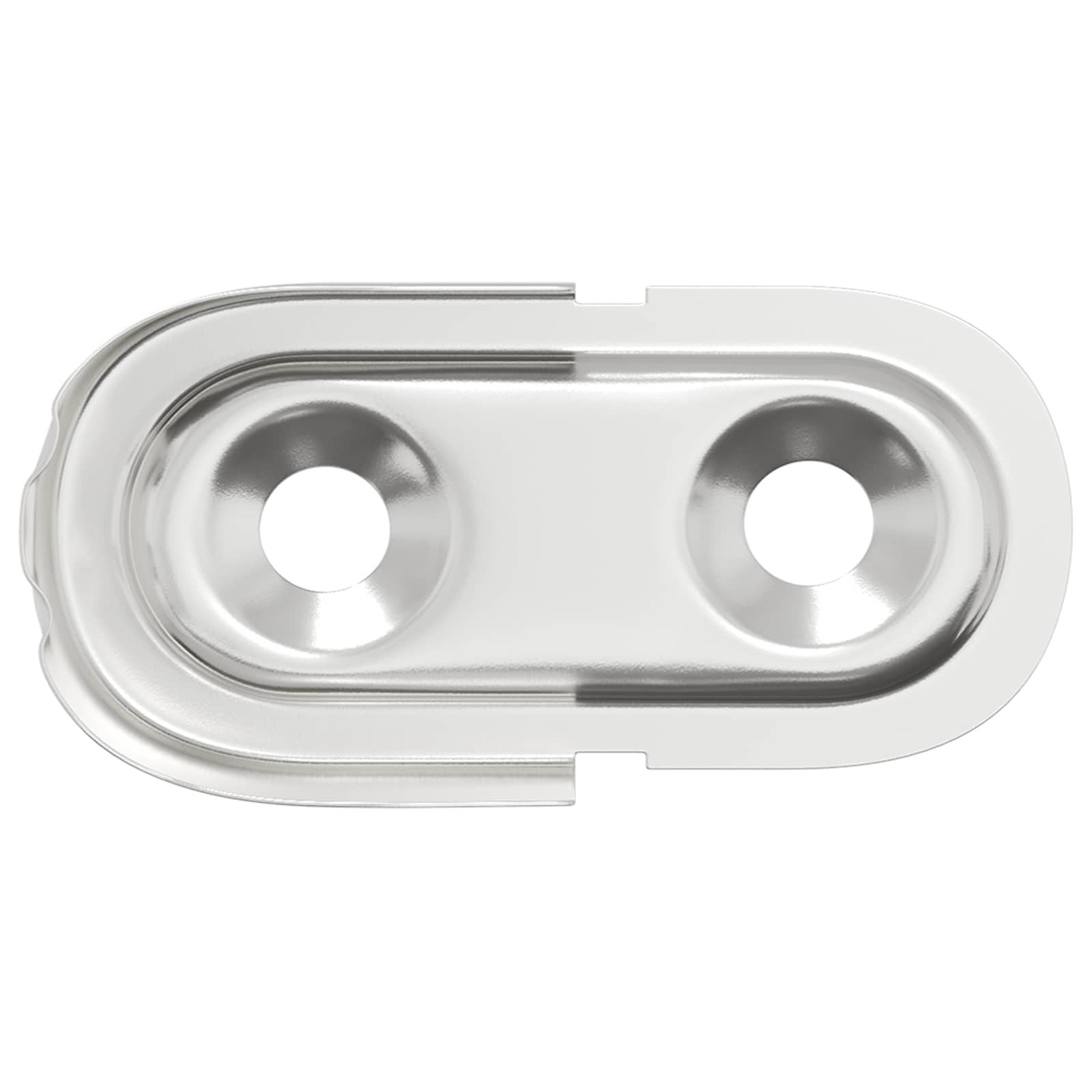 Suport pentru bara de dulap 2 pcs Zinc alb 40 x 18 x 10 mm Fier GartenMobel Dekor