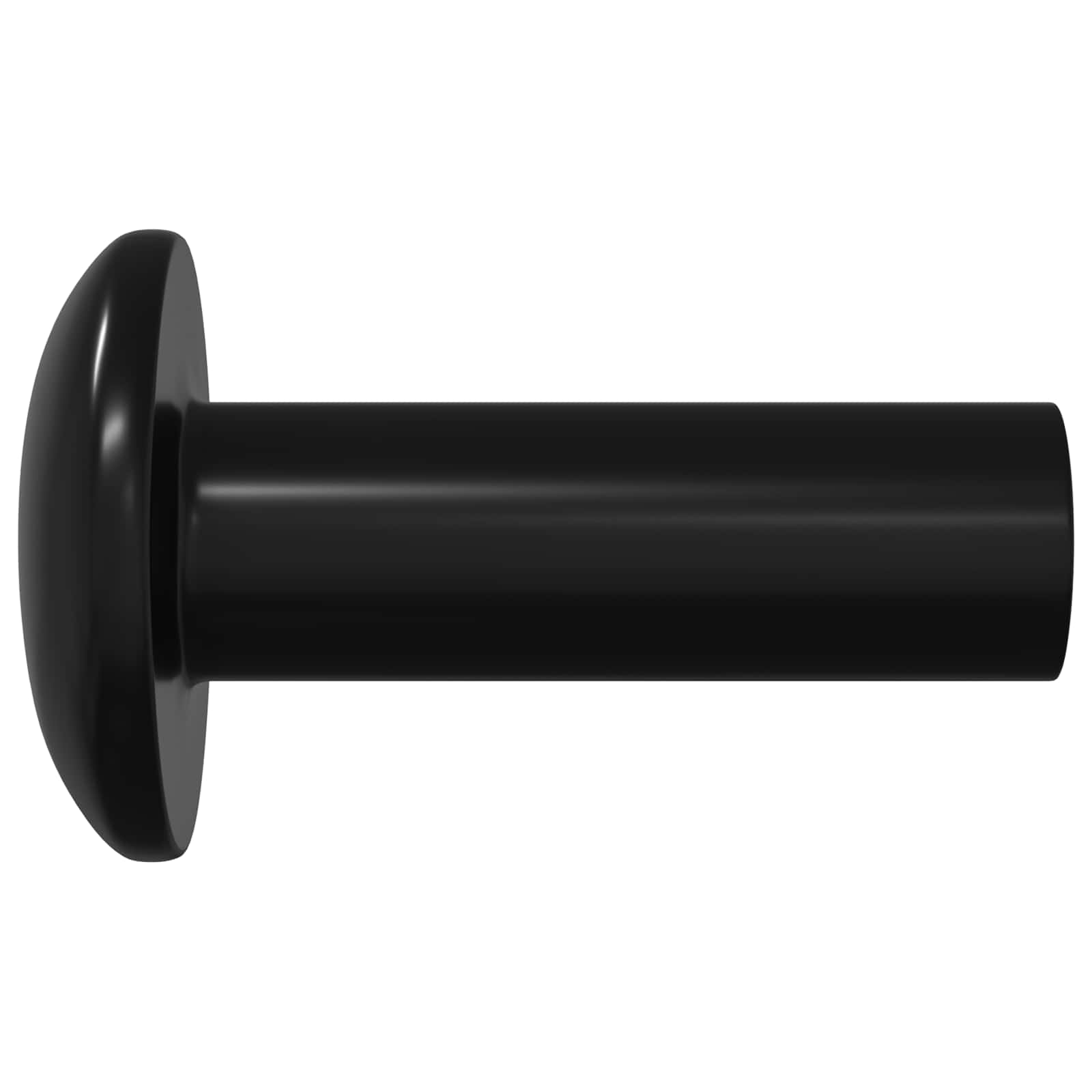 Nuci cu Mâneci 12 pcs Negru M4 x 14,5 mm Fier GartenMobel Dekor