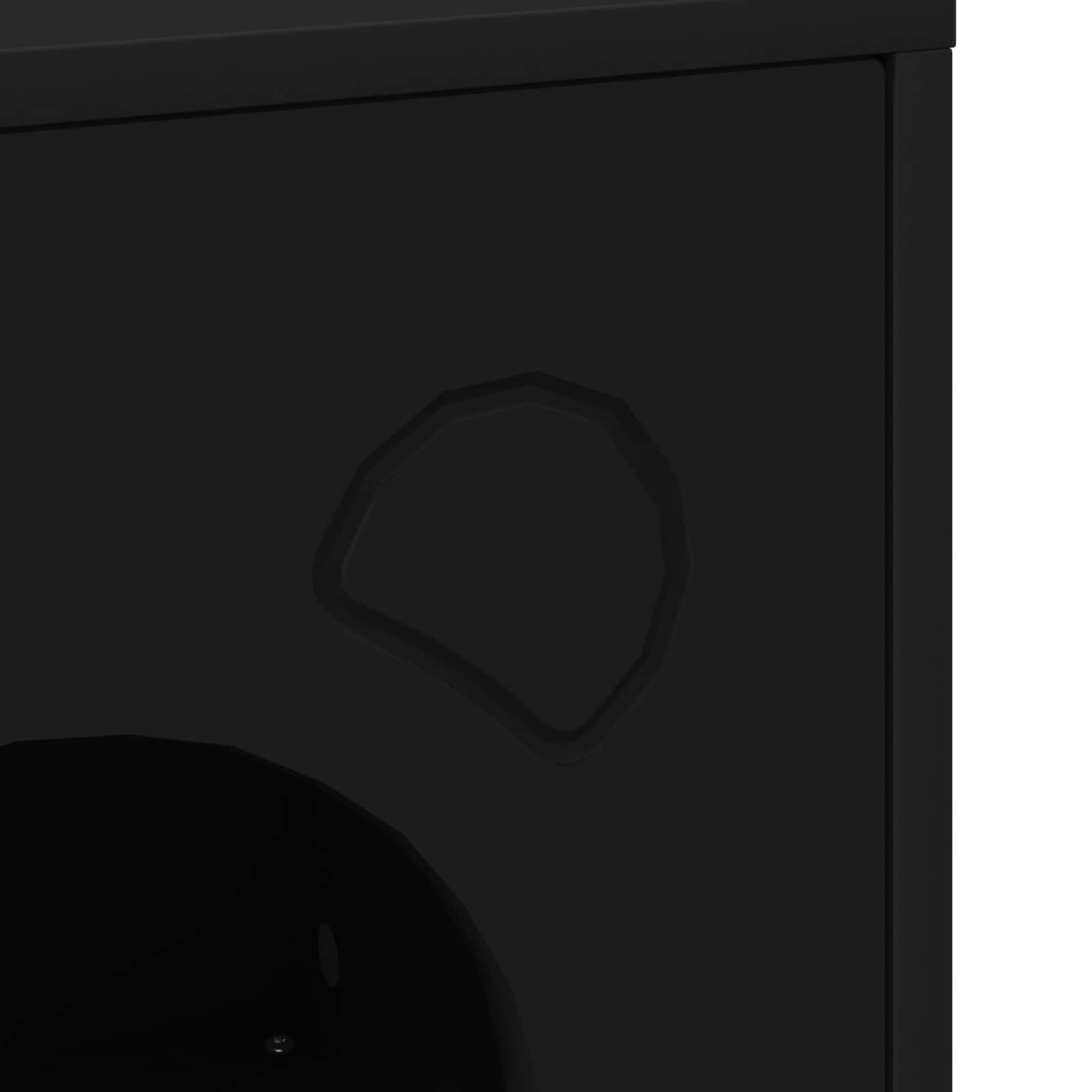 Casa pentru pisici Negru 42,5 x 40 x 53 cm Lemn compozit GartenMobel Dekor