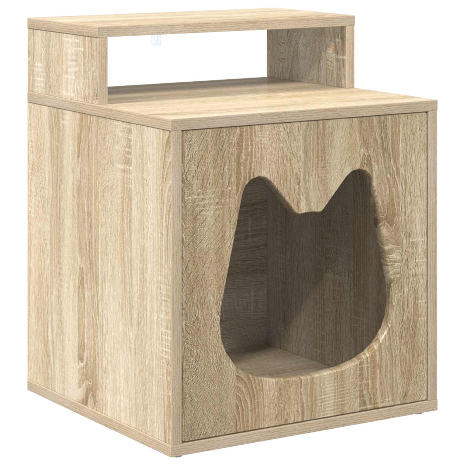 Casa pentru pisici Sonoma 42,5 x 40 x 53,5 cm Lemn compozit GartenMobel Dekor