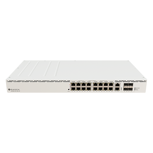 Switch 16xRJ45 PoE Gigabit, 2xRJ 45 consola, 4 SFP 10G, Management - MIKROTIK CRS320-8P-8B-4S+RM SafetyGuard Surveillance