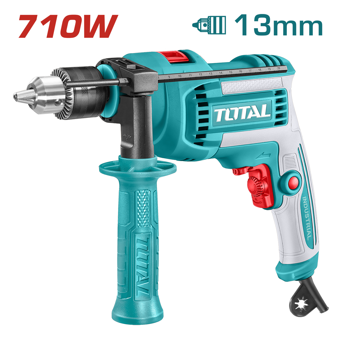 TOTAL - MASINA DE GAURIT CU PERCUTIE - 710W PowerTool TopQuality