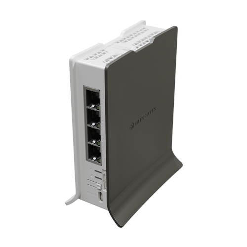 hAP ax lite LTE6, RouterOS licenta 4, 4 x Gigabit, 1 x slot SIM, NAND, 2.4GHz, USB type C - MikroTik L41G-2axD&FG621-EA SafetyGuard Surveillance