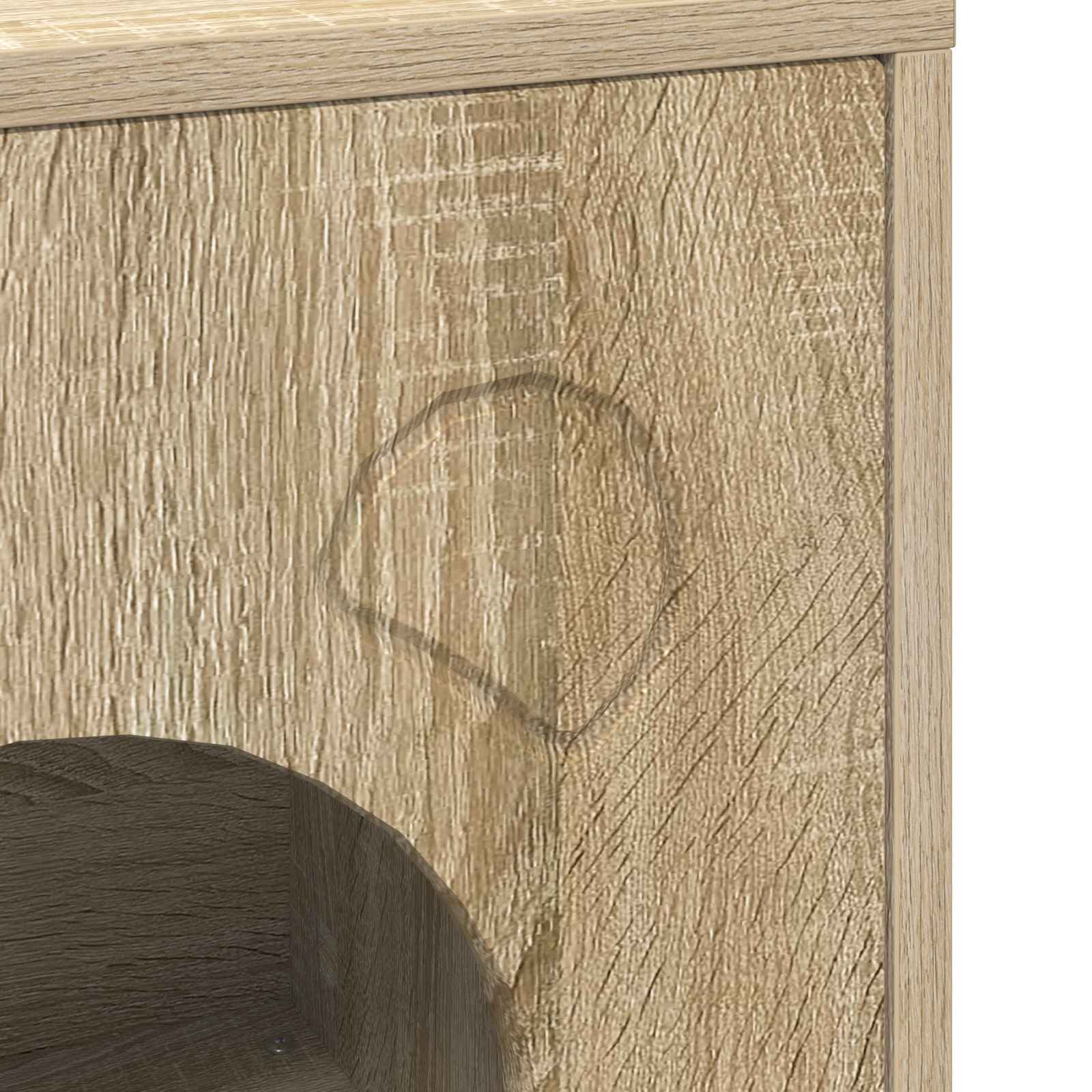 Casa pentru pisici Sonoma 42,5 x 40 x 53 cm Lemn compozit GartenMobel Dekor