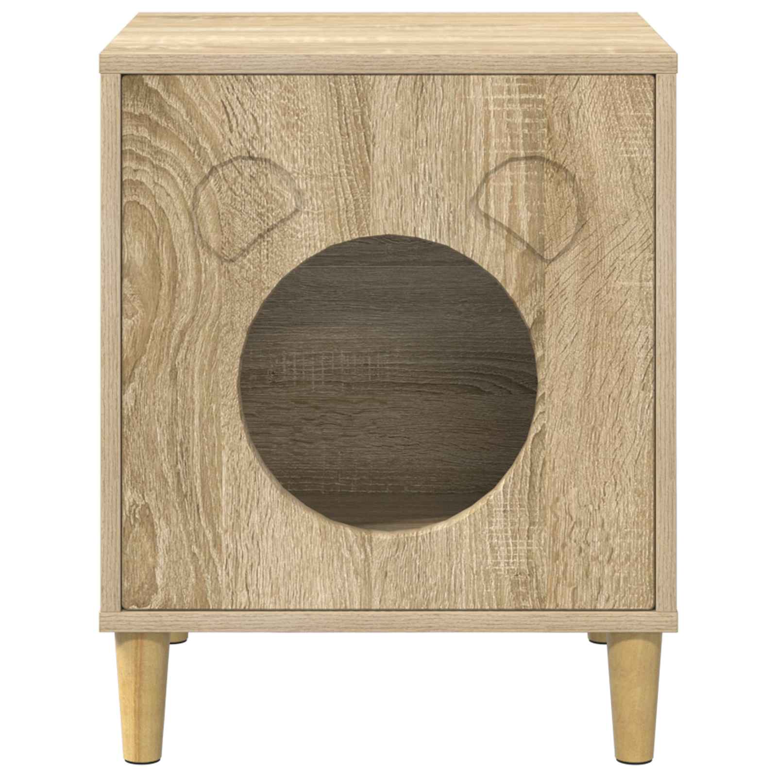 Casa pentru pisici Sonoma 42,5 x 40 x 53 cm Lemn compozit GartenMobel Dekor