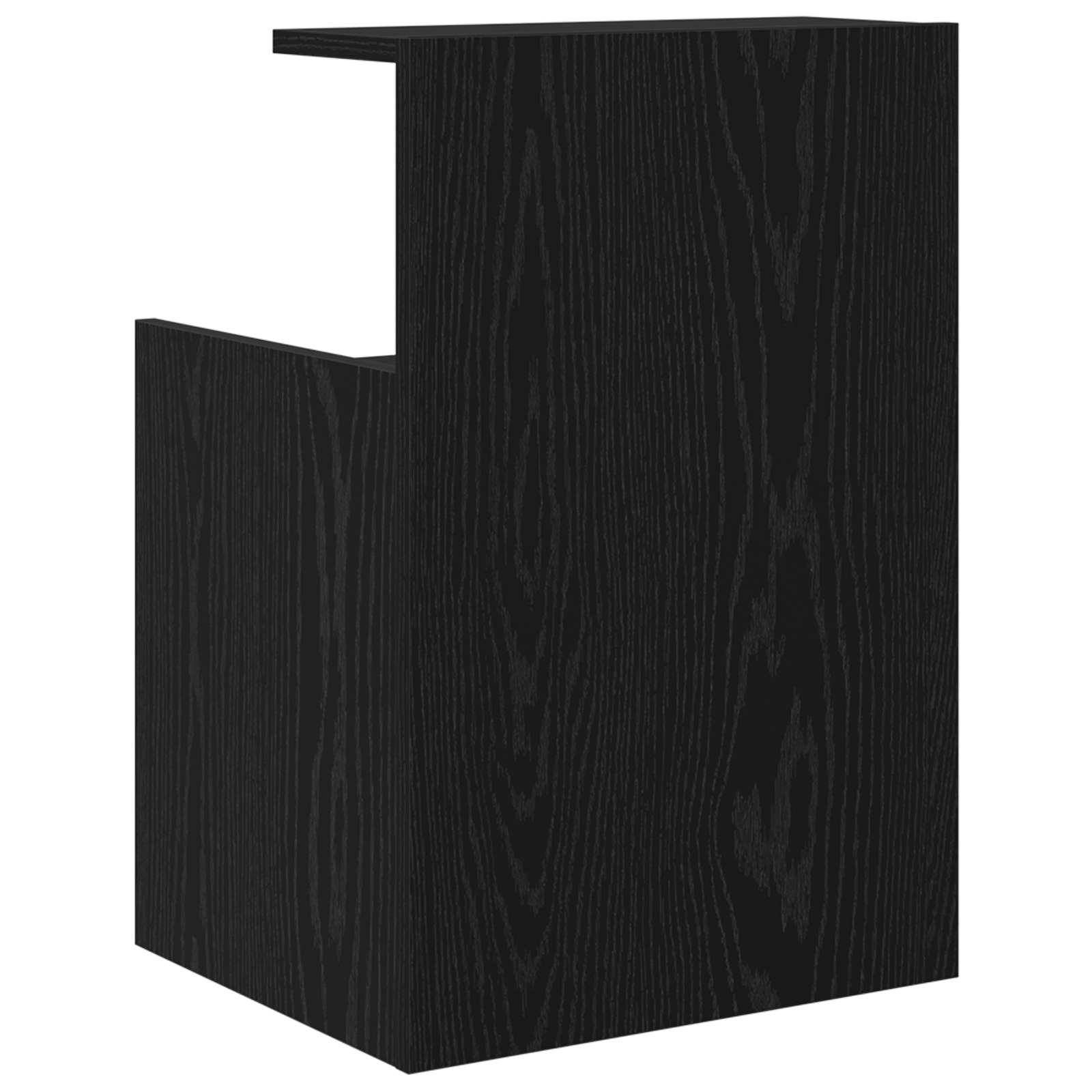 Dulap de noapte Stejar Negru 40 x 35 x 60 cm Lemn compozit GartenMobel Dekor