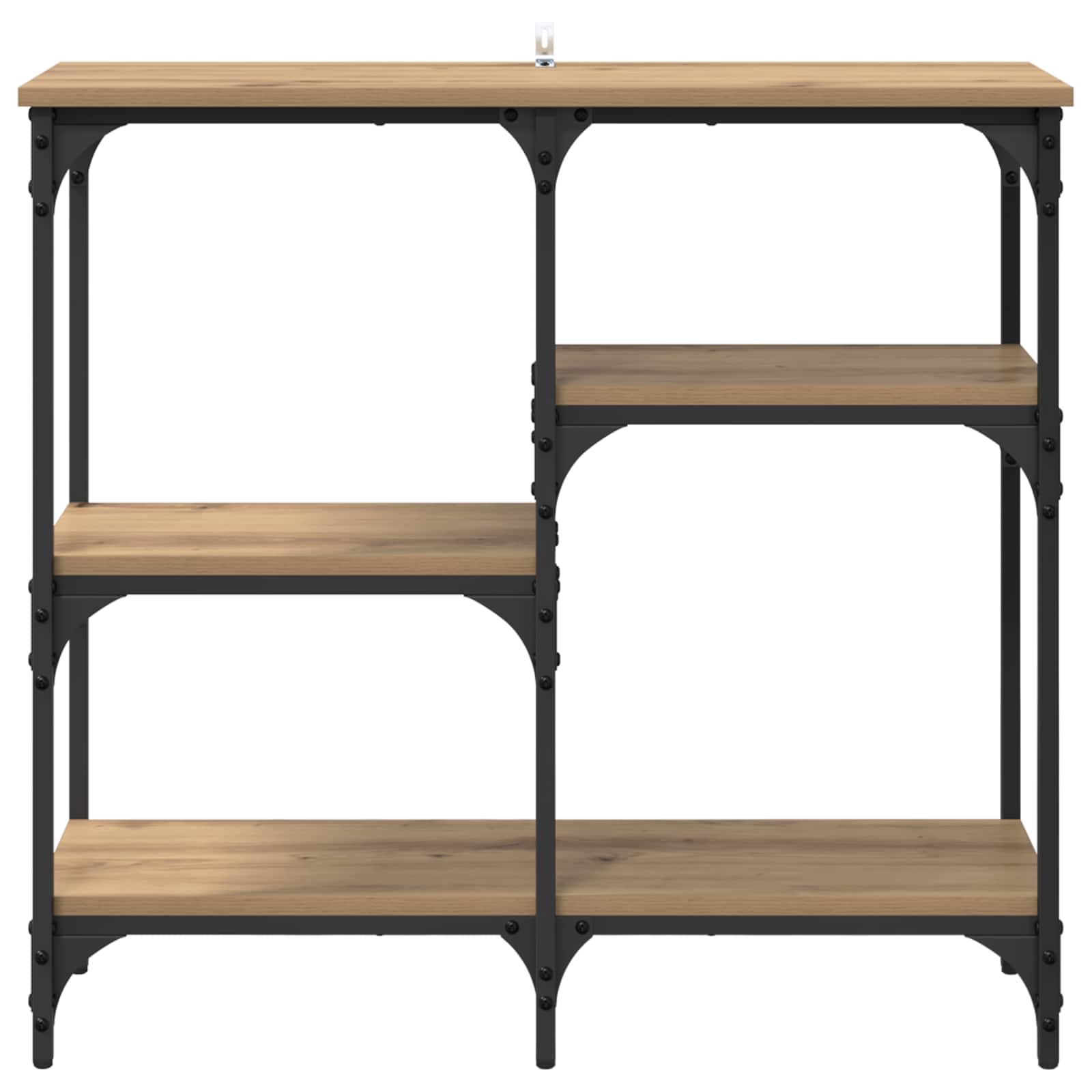 Masă de consolă Stejar Artizanal 80 x 29 x 75 cm Lemn compozit GartenMobel Dekor