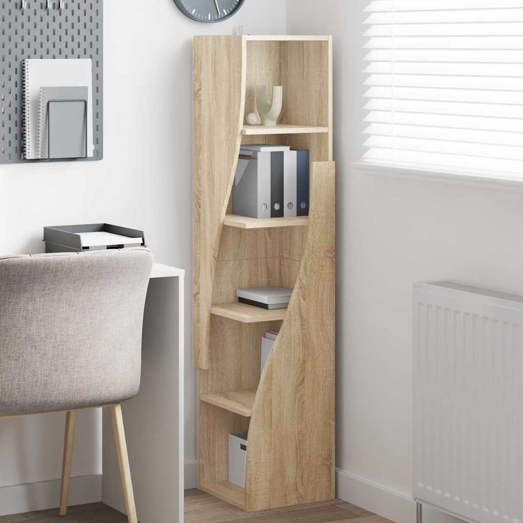 Dulap de colț Alb 32x32x140cm Lemn compozit GartenMobel Dekor