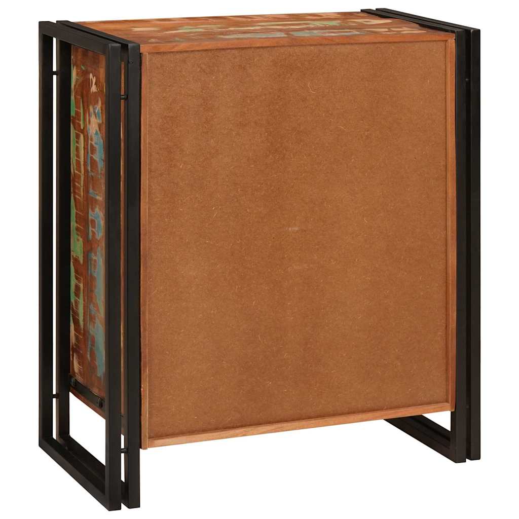 Dulap de noapte Multicolour 66 x 35 x 76 cm Lemn masiv reciclat GartenMobel Dekor