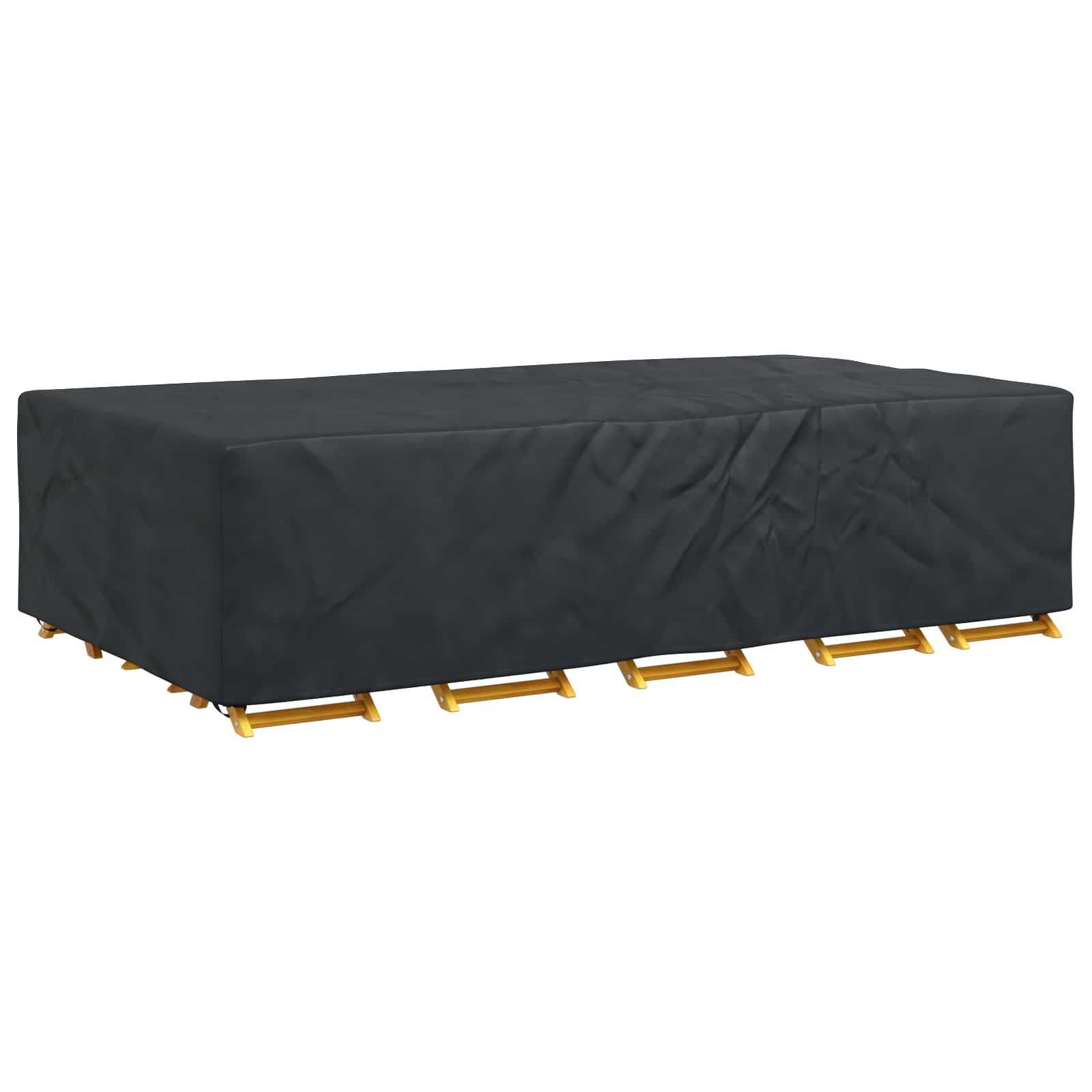 Husă pentru mobilă Simplu Negru 315 x 180 x 74 cm 600D GartenMobel Dekor