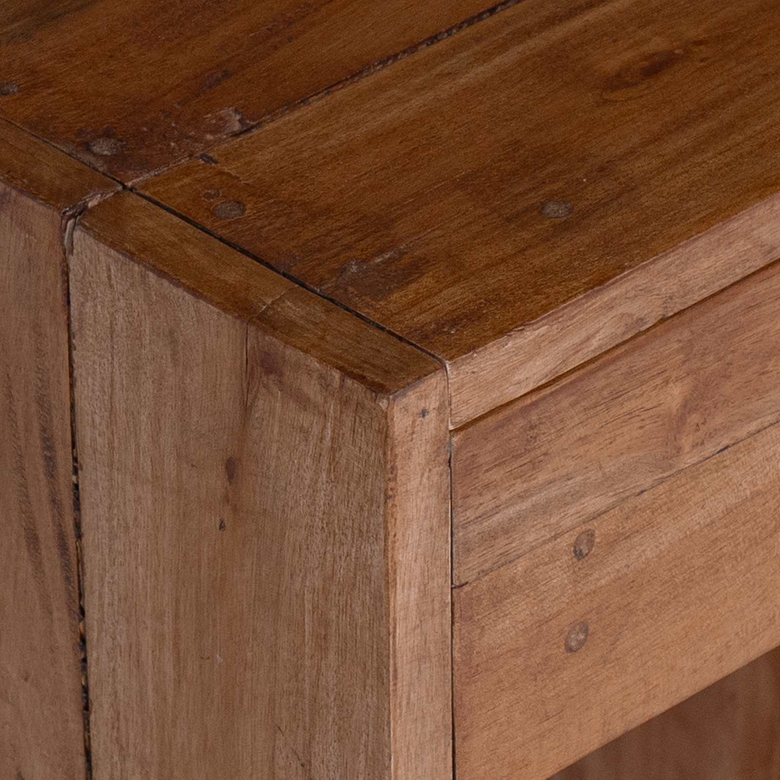 Noptieră cu sertar Maro 63 x 30 x 79 cm Lemn masiv de mahon GartenMobel Dekor