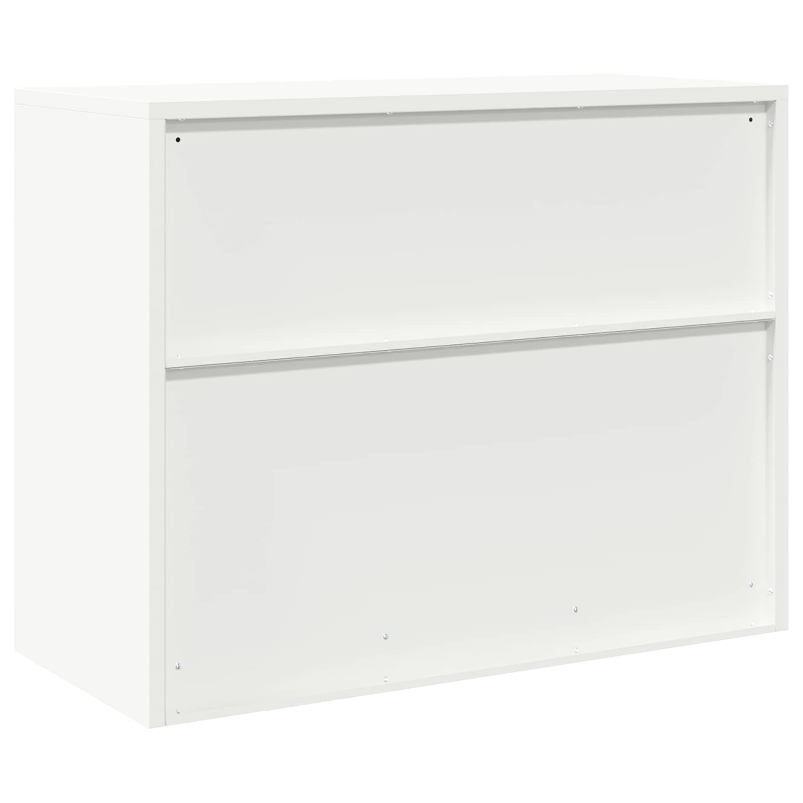 Dulap de depozitare Alb 90 x 40 x 70 cm Oțel Laminat la Rece GartenMobel Dekor