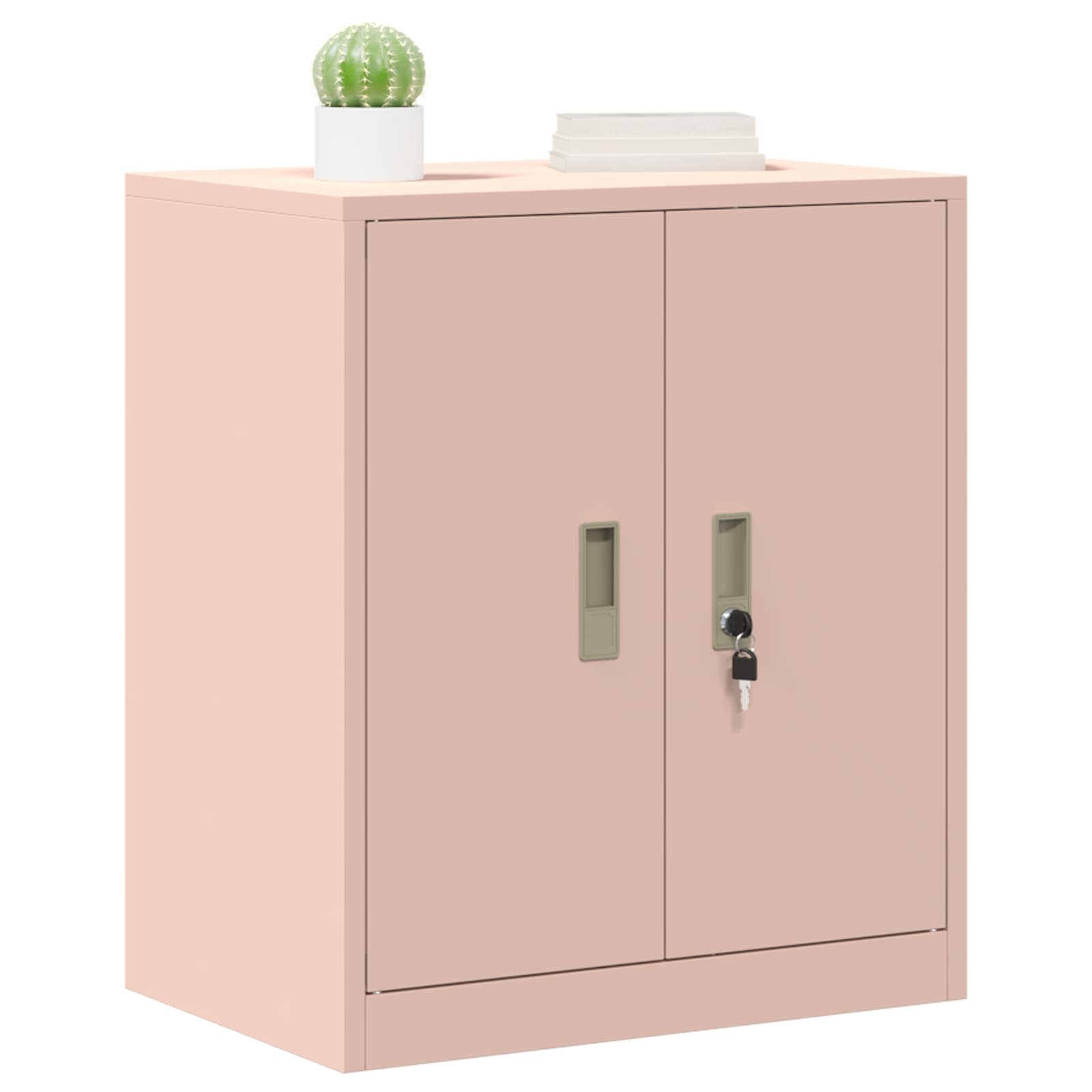 Dulap de depozitare Roz 60 x 40 x 70 cm Oțel Laminat la Rece GartenMobel Dekor