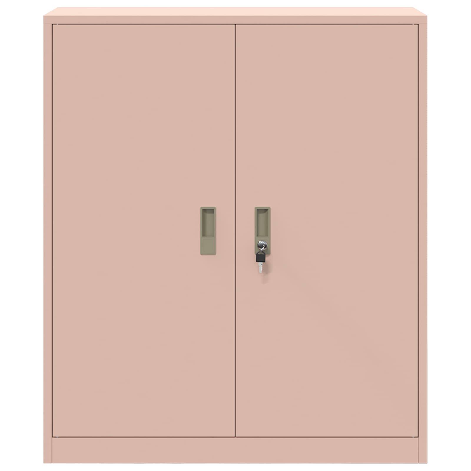 Dulap de depozitare Roz 90 x 40 x 105 cm Oțel Laminat la Rece GartenMobel Dekor