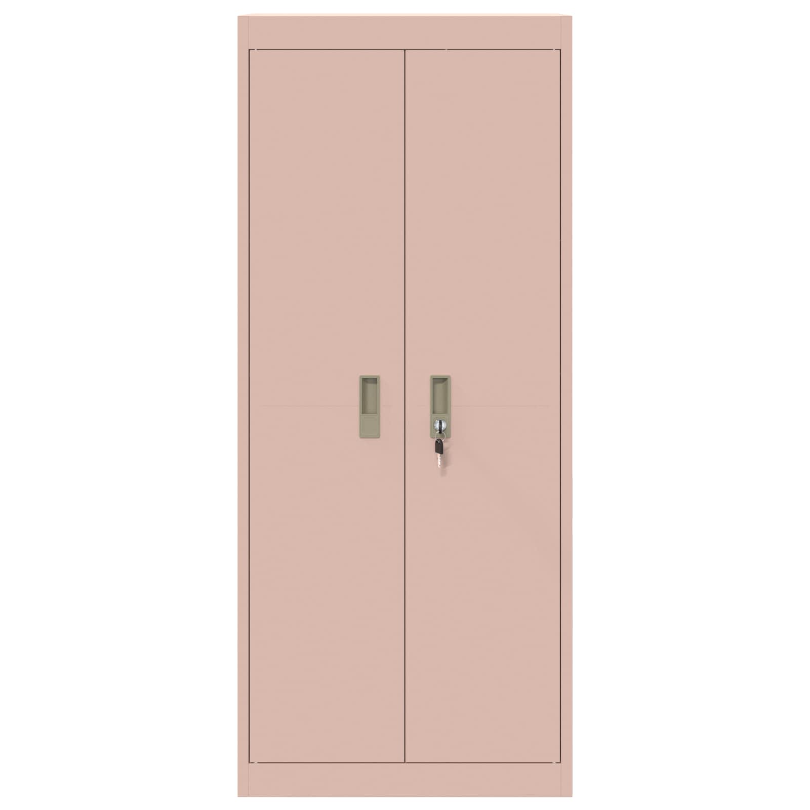 Dulap de depozitare Roz 60 x 40 x 140 cm Oțel Laminat la Rece GartenMobel Dekor