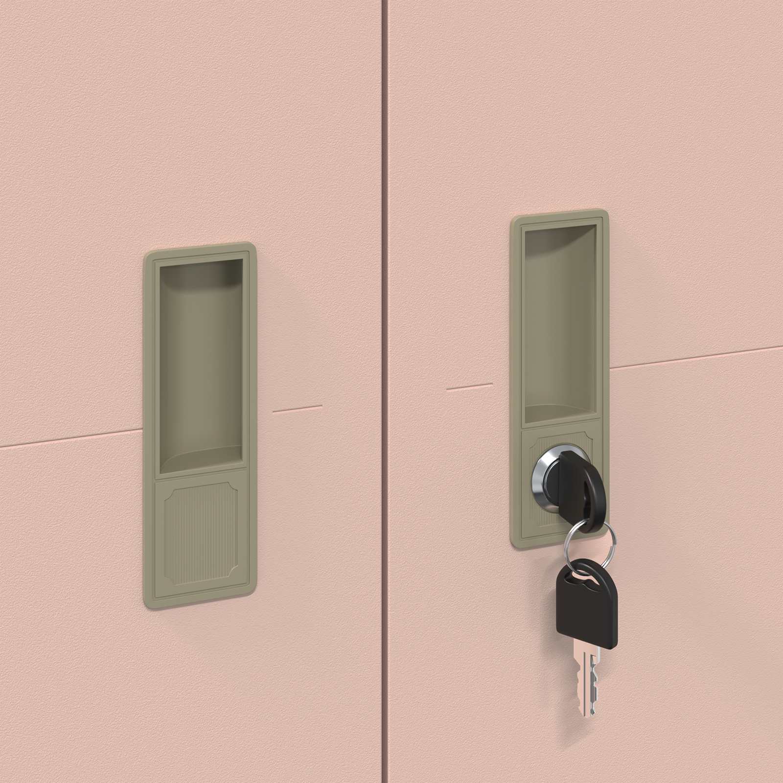 Dulap de depozitare Roz 60 x 40 x 140 cm Oțel Laminat la Rece GartenMobel Dekor