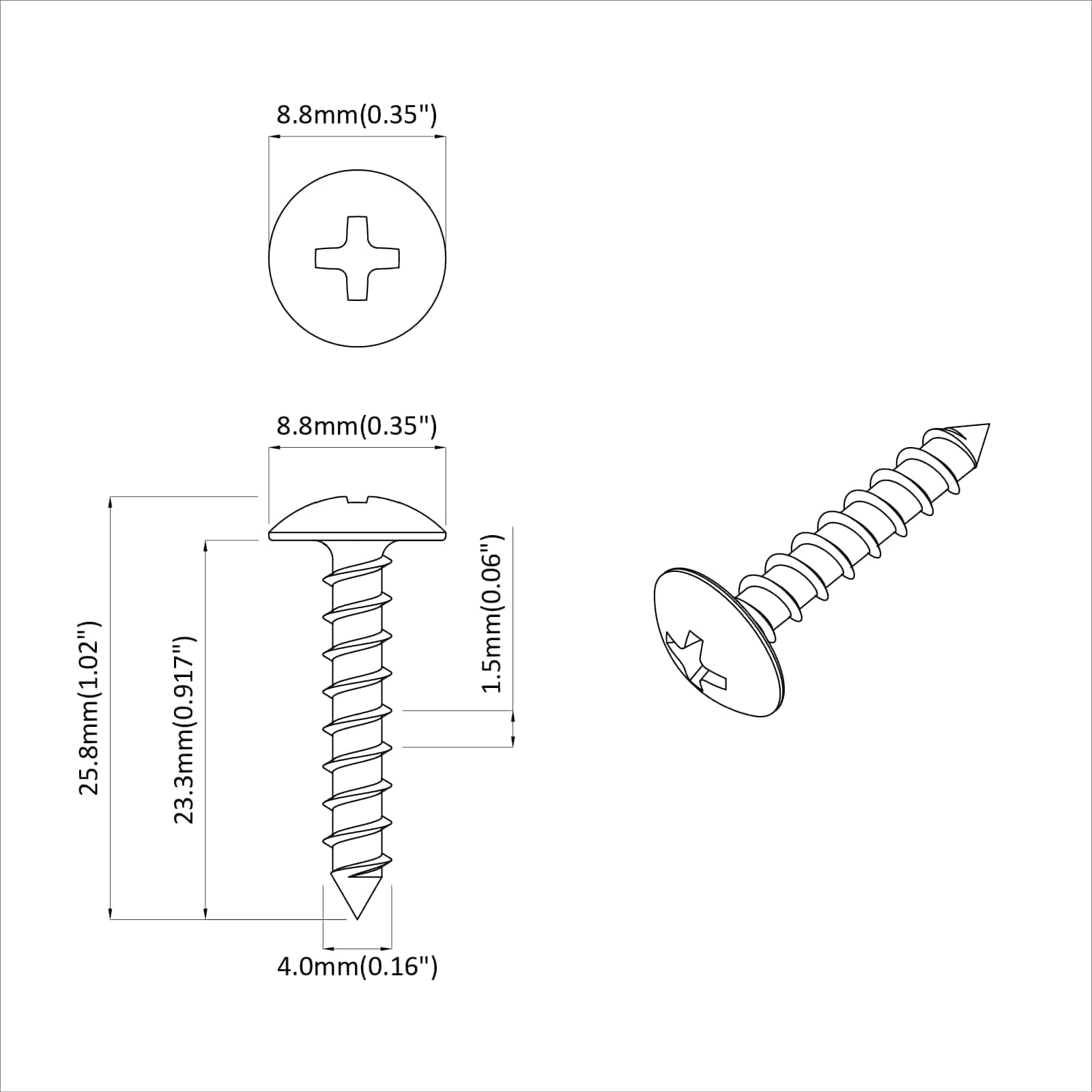 Șuruburi din Lemn 9231 pcs Argintiu Oțel GartenMobel Dekor