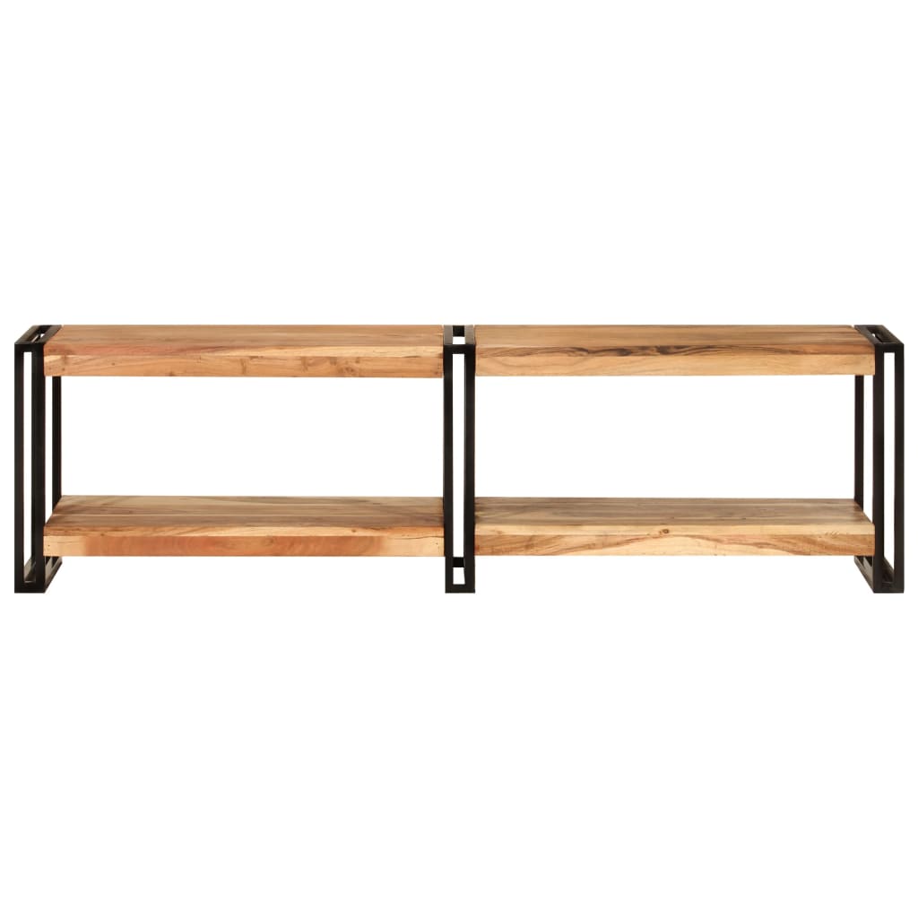 Dulap TV, 140x30x40 cm, lemn masiv de acacia GartenMobel Dekor