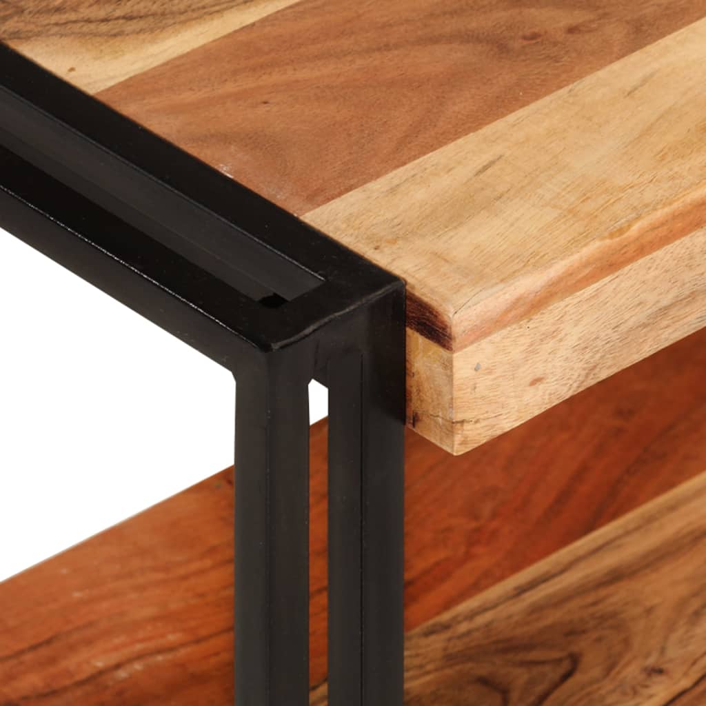 Dulap TV, 140x30x40 cm, lemn masiv de acacia GartenMobel Dekor