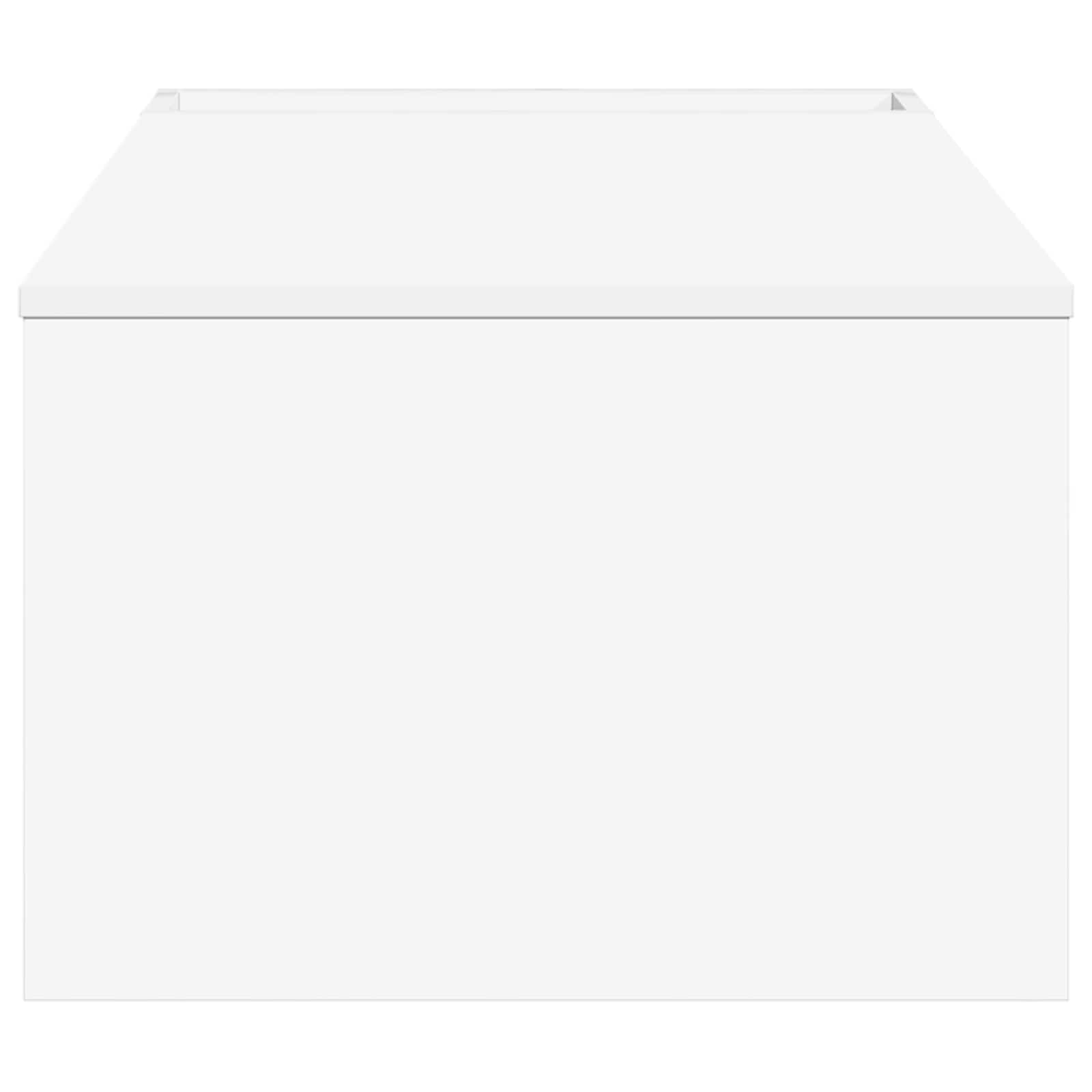 Masă de cafea Alb 95 x 50 x 34 cm Lemn compozit GartenMobel Dekor