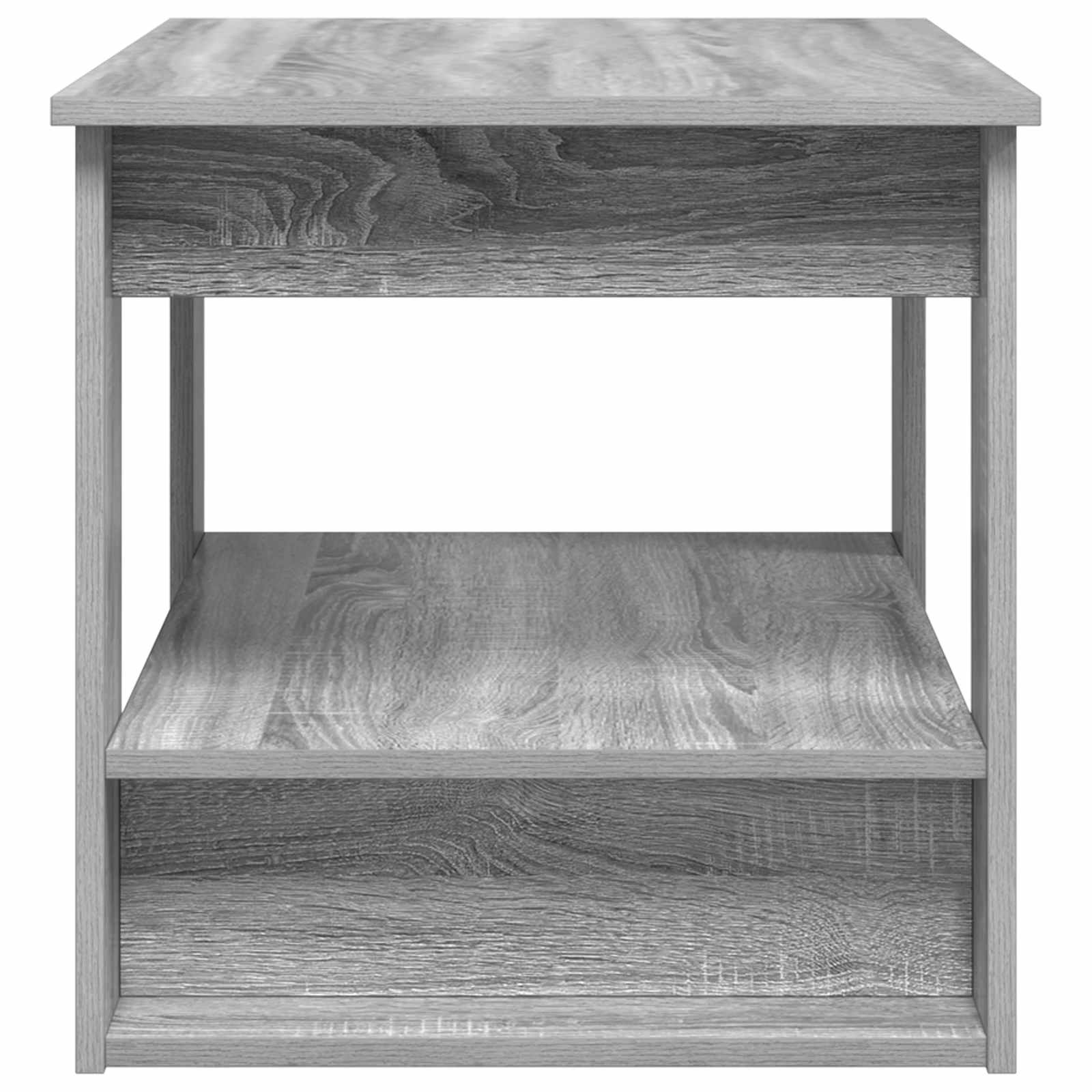 Masă de cafea Gri Sonoma 72 x 50 x 50 cm Lemn compozit GartenMobel Dekor