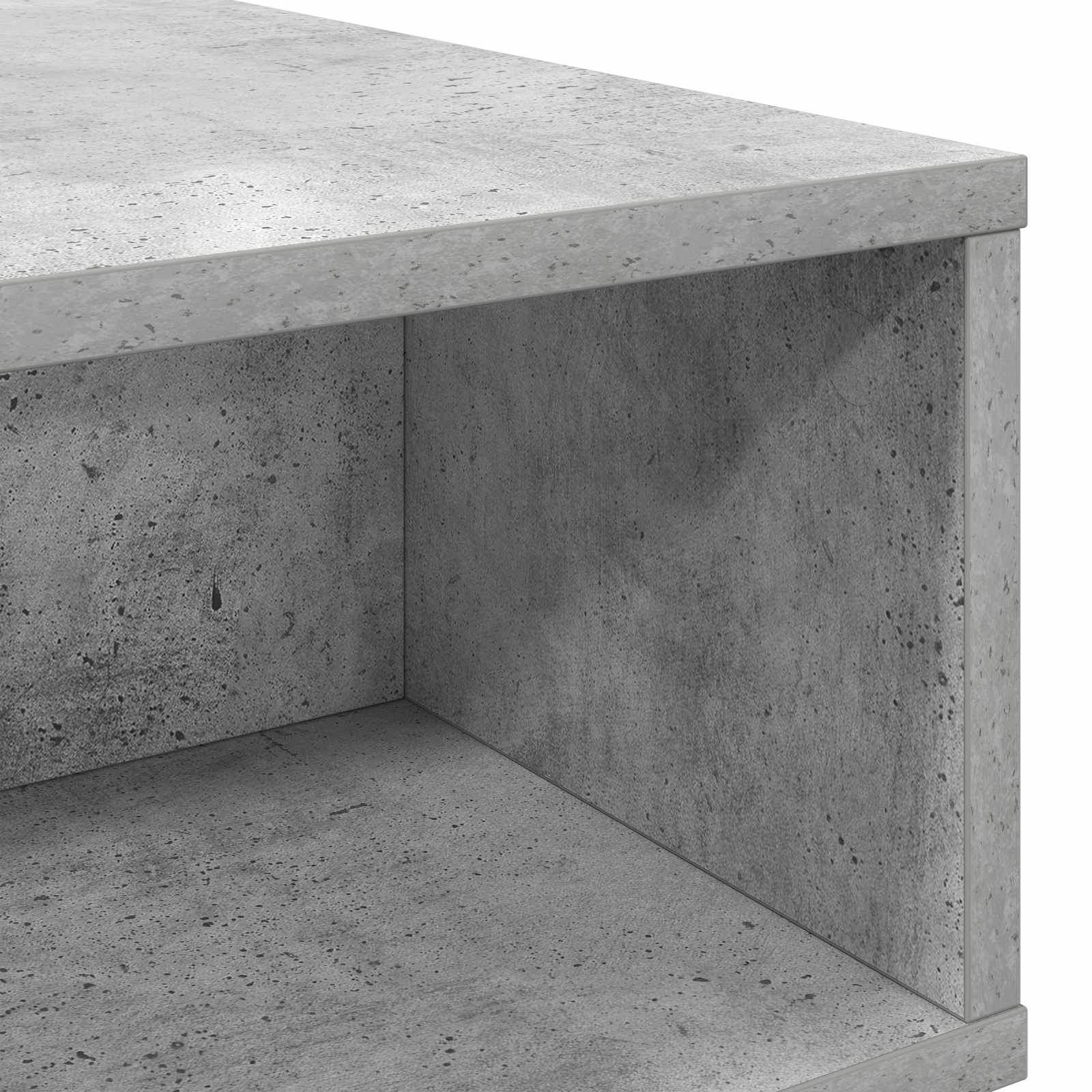 Masă de cafea Gri din beton 100 x 46 x 35 cm Lemn compozit GartenMobel Dekor