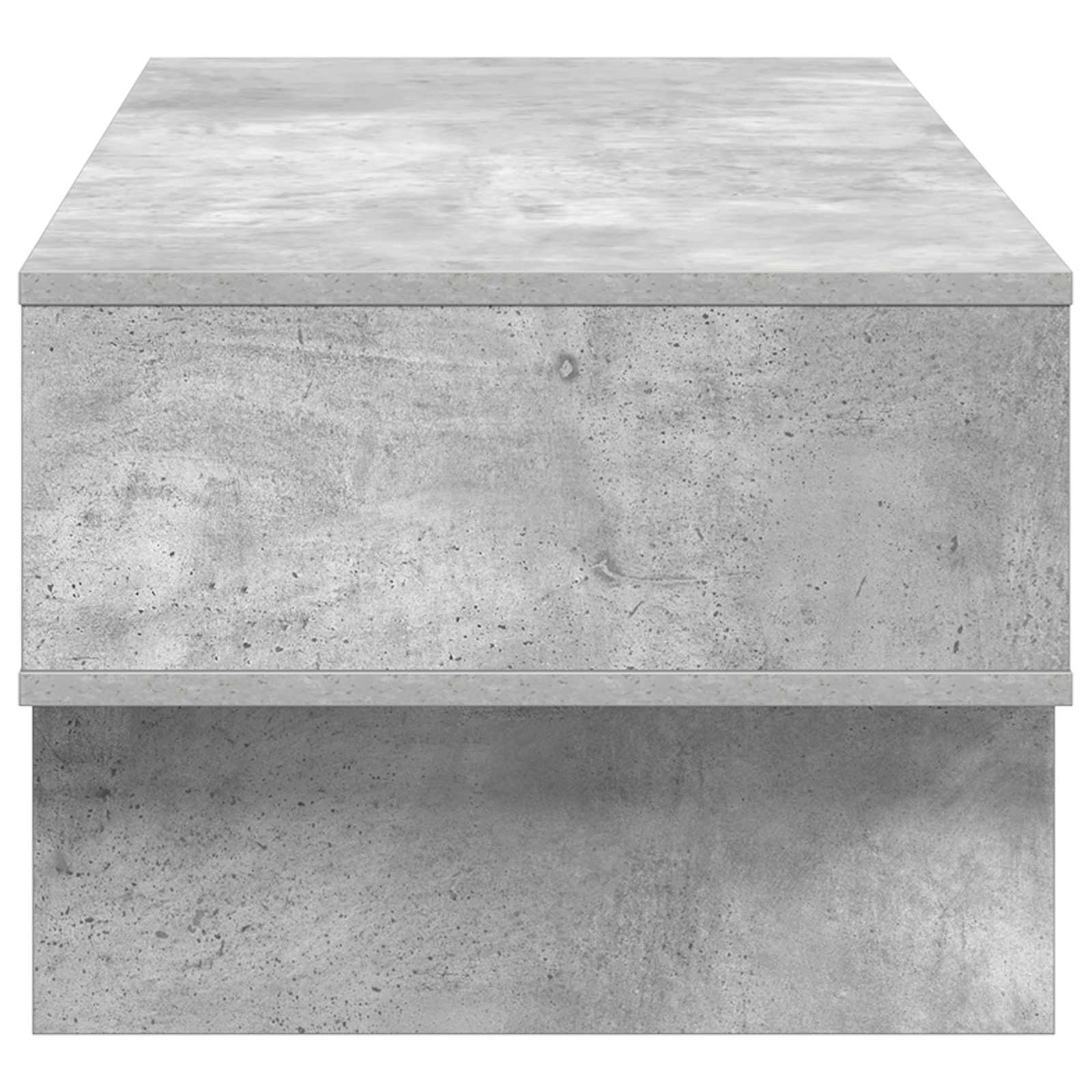 Masă de cafea Gri din beton 100 x 46 x 35 cm Lemn compozit GartenMobel Dekor