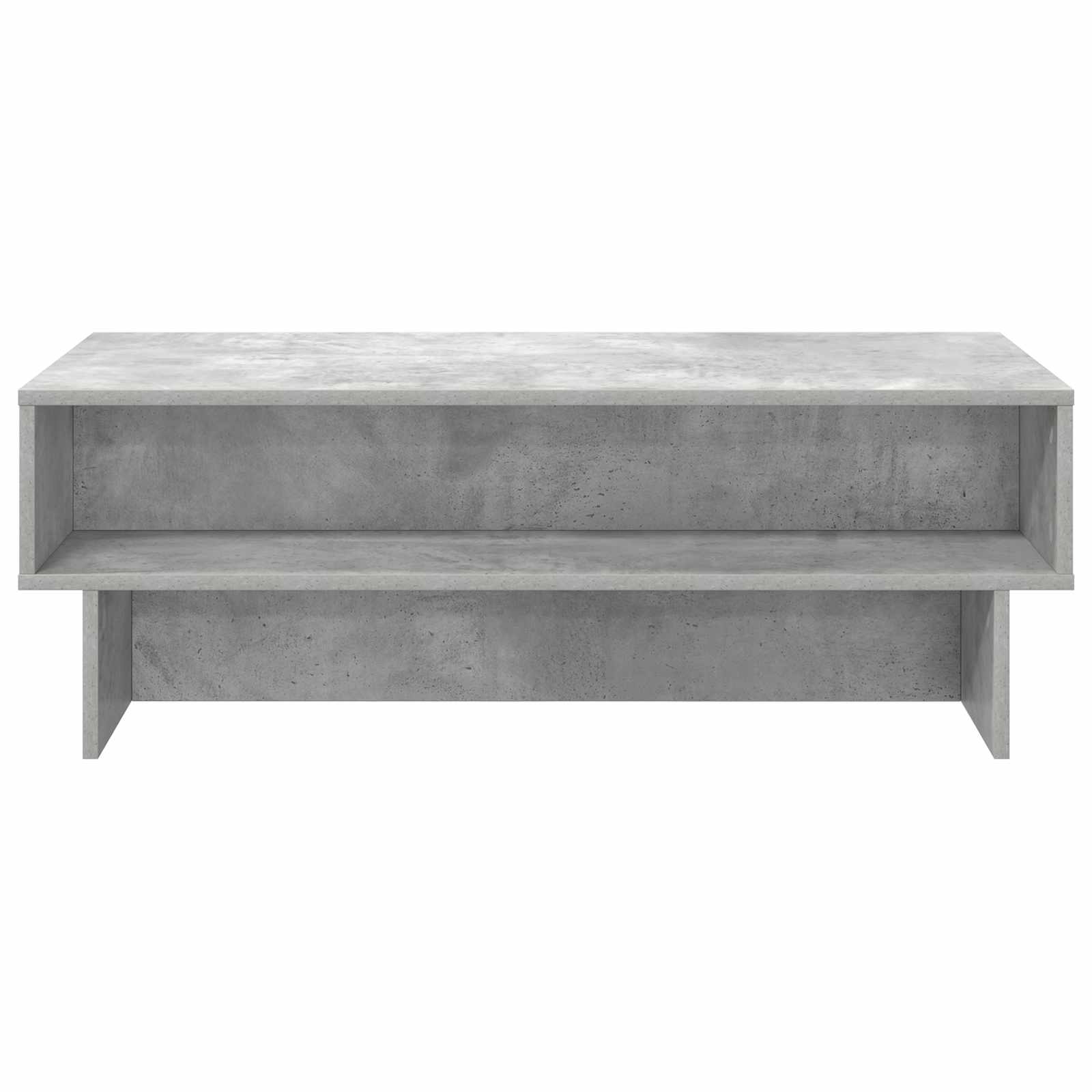 Masă de cafea Gri din beton 100 x 46 x 35 cm Lemn compozit GartenMobel Dekor