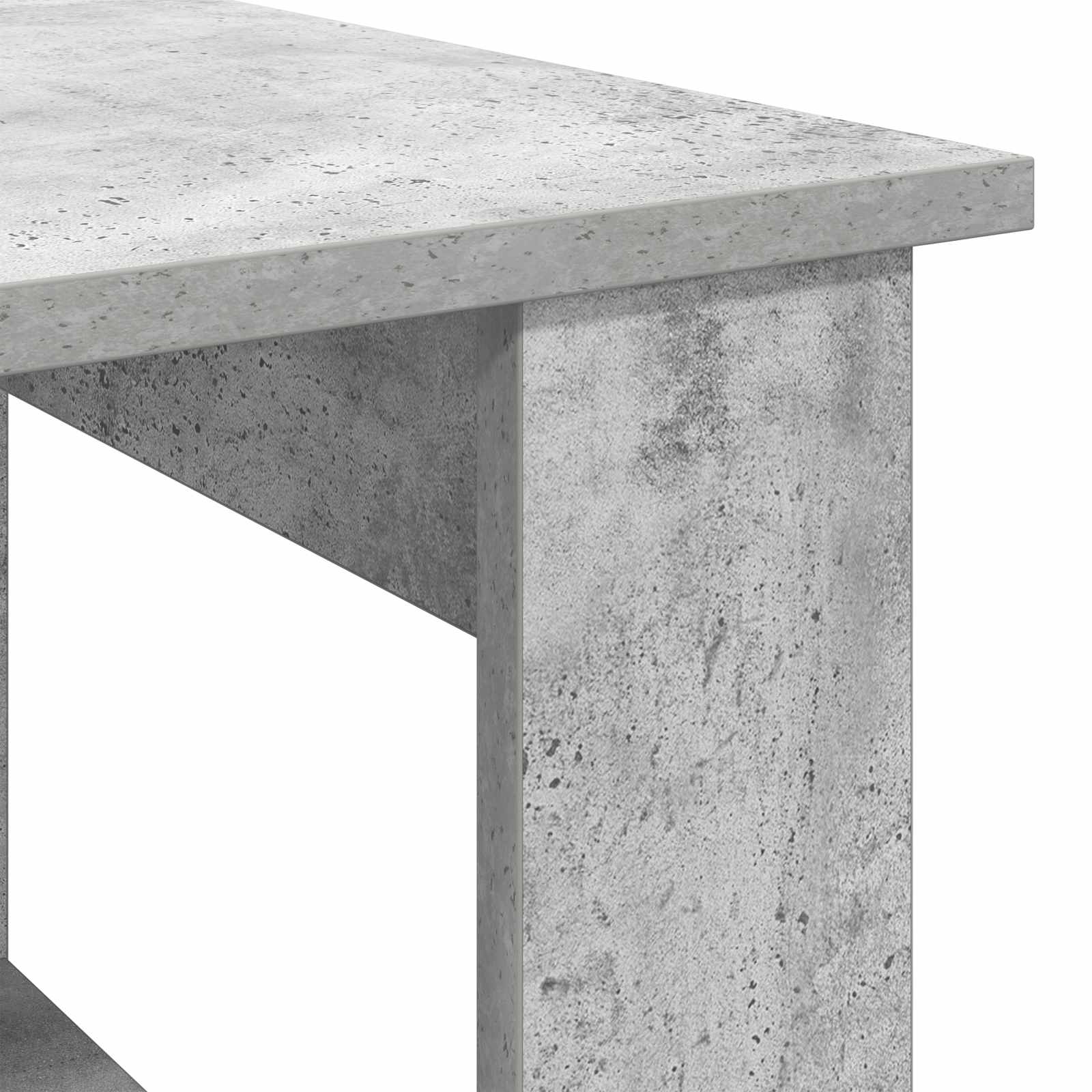 Masă de cafea Gri din beton 72 x 50 x 50 cm Lemn compozit GartenMobel Dekor