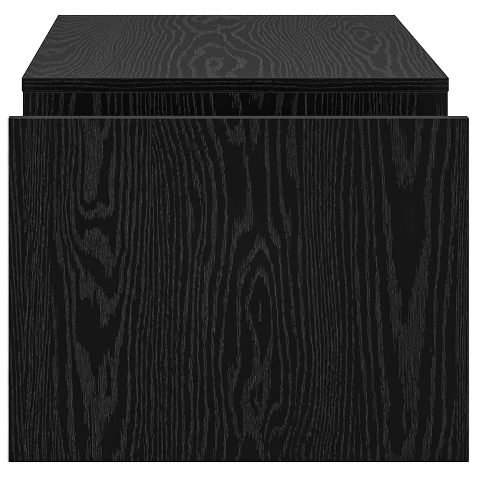 Masă de cafea Stejar Negru 90 x 45 x 35 cm Lemn compozit GartenMobel Dekor