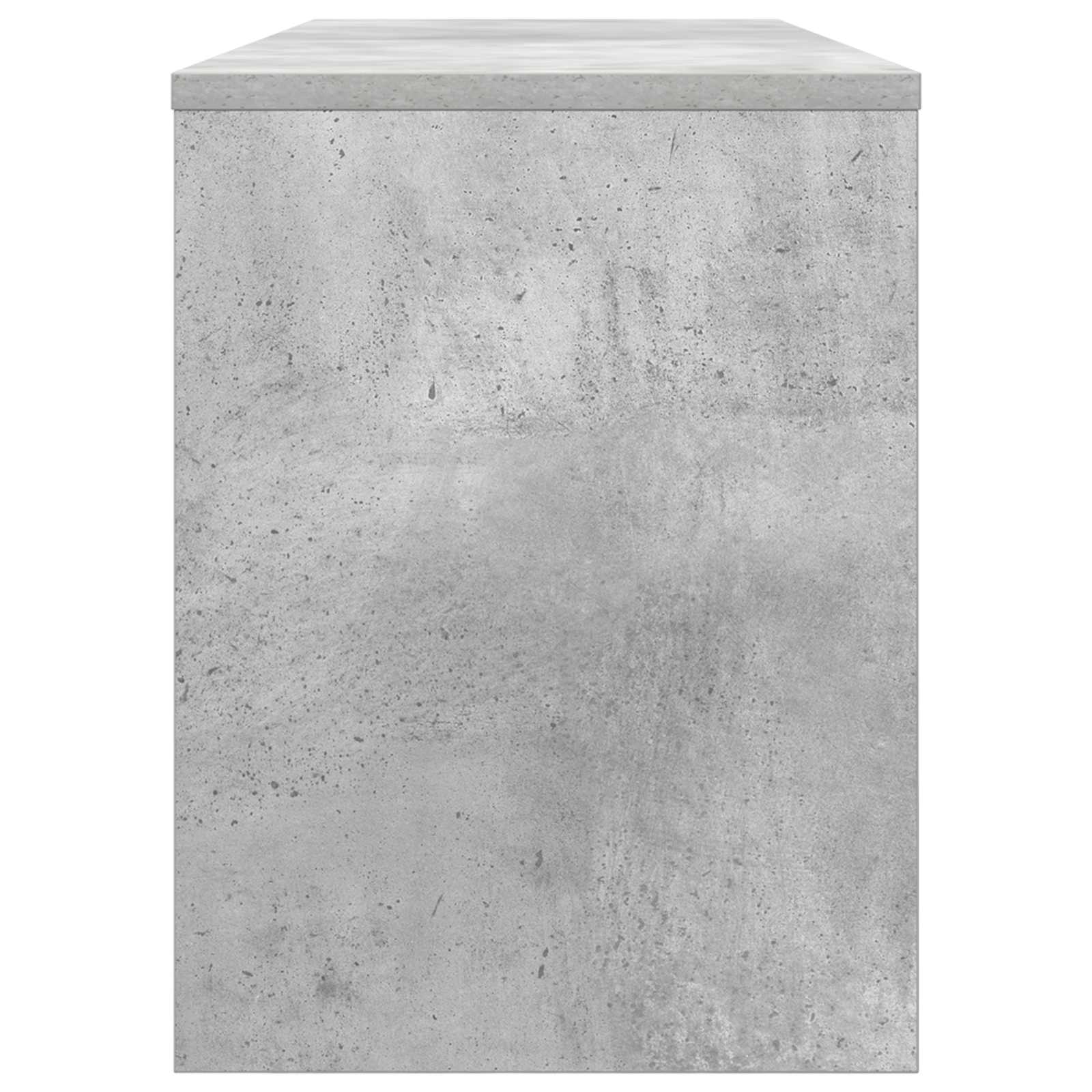 Cabinet TV Gri din beton 100 x 30 x 40 cm Lemn compozit GartenMobel Dekor