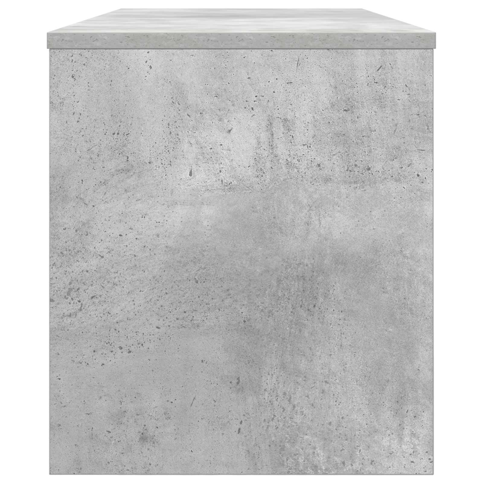 Cabinet TV Gri din beton 100 x 35 x 40 cm Lemn compozit GartenMobel Dekor