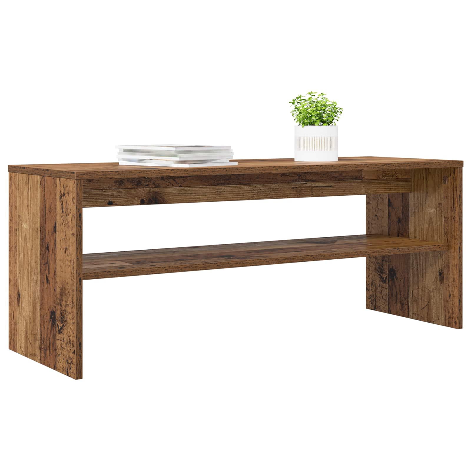 Cabinet TV Lemn vechi 100 x 35 x 40 cm Lemn compozit GartenMobel Dekor