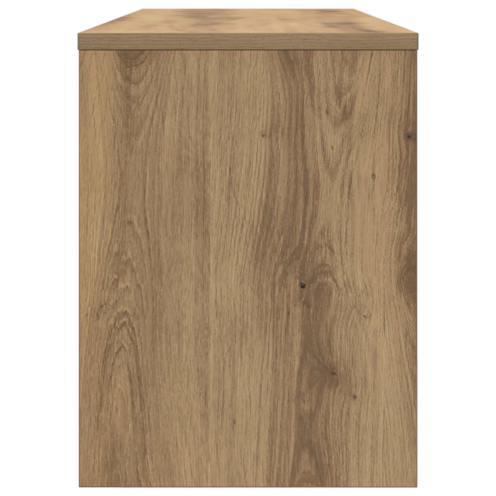 Cabinet TV Stejar Artizanal 100 x 30 x 40 cm Lemn compozit GartenMobel Dekor