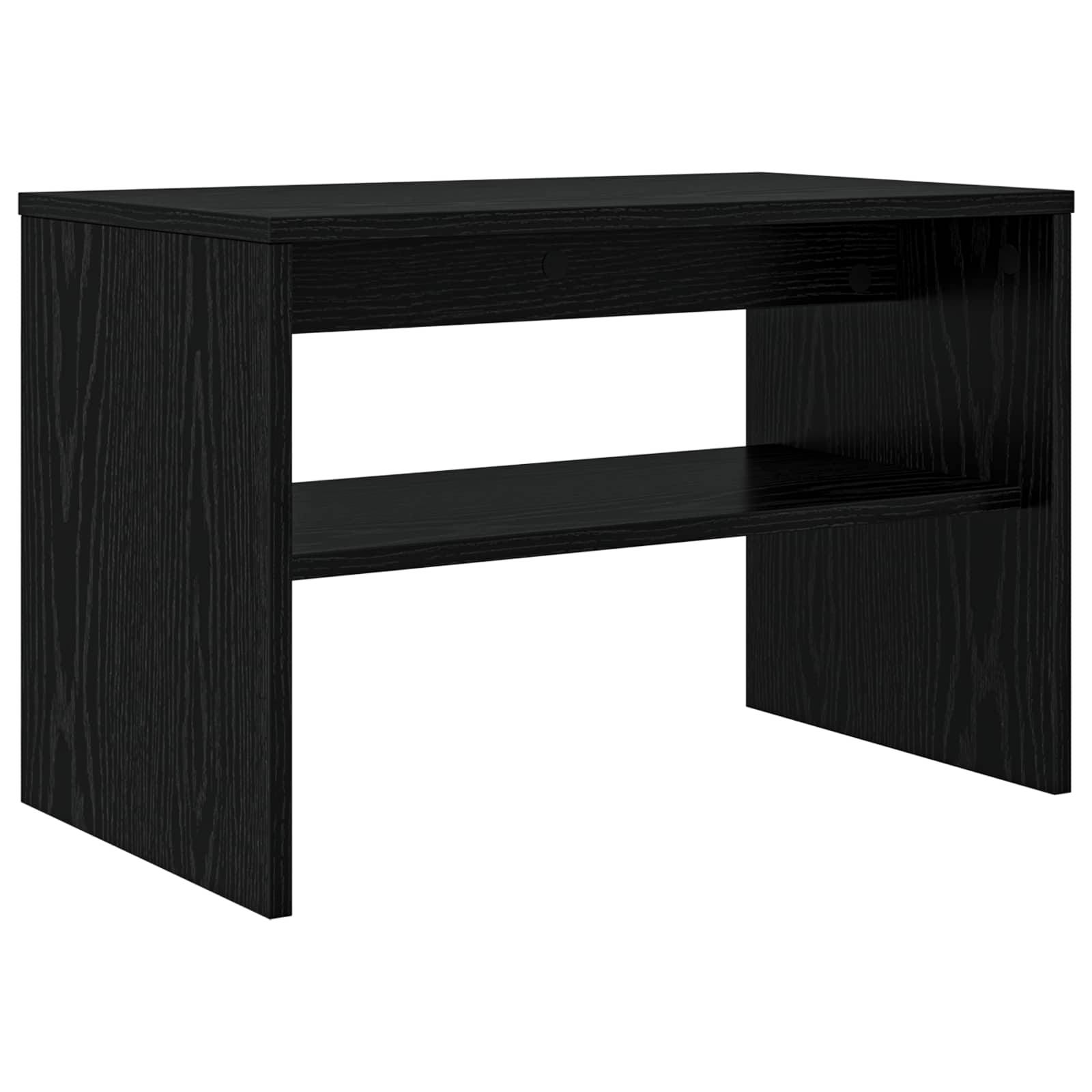 Cabinet TV Stejar Negru 60 x 35 x 40 cm Lemn compozit GartenMobel Dekor