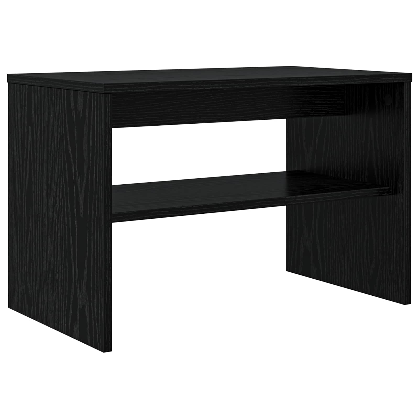 Cabinet TV Stejar Negru 60 x 35 x 40 cm Lemn compozit GartenMobel Dekor