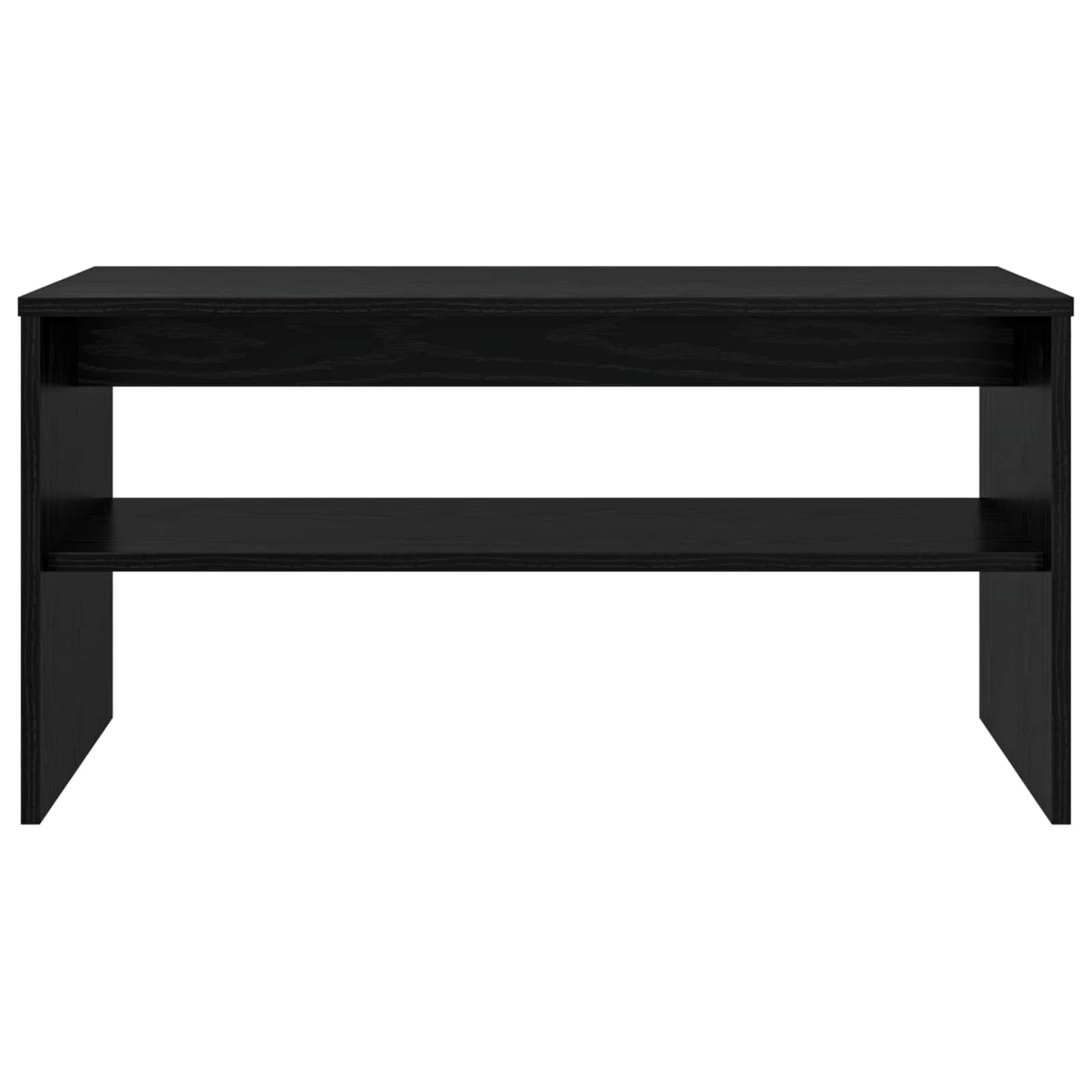 Cabinet TV Stejar Negru 80 x 35 x 40 cm Lemn compozit GartenMobel Dekor