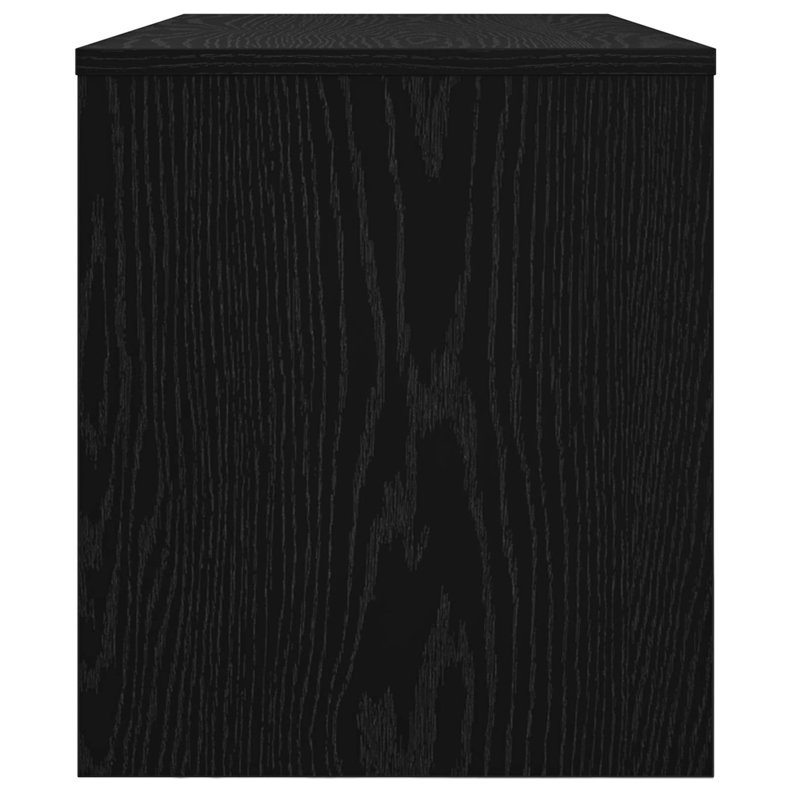 Cabinet TV Stejar Negru 80 x 35 x 40 cm Lemn compozit GartenMobel Dekor