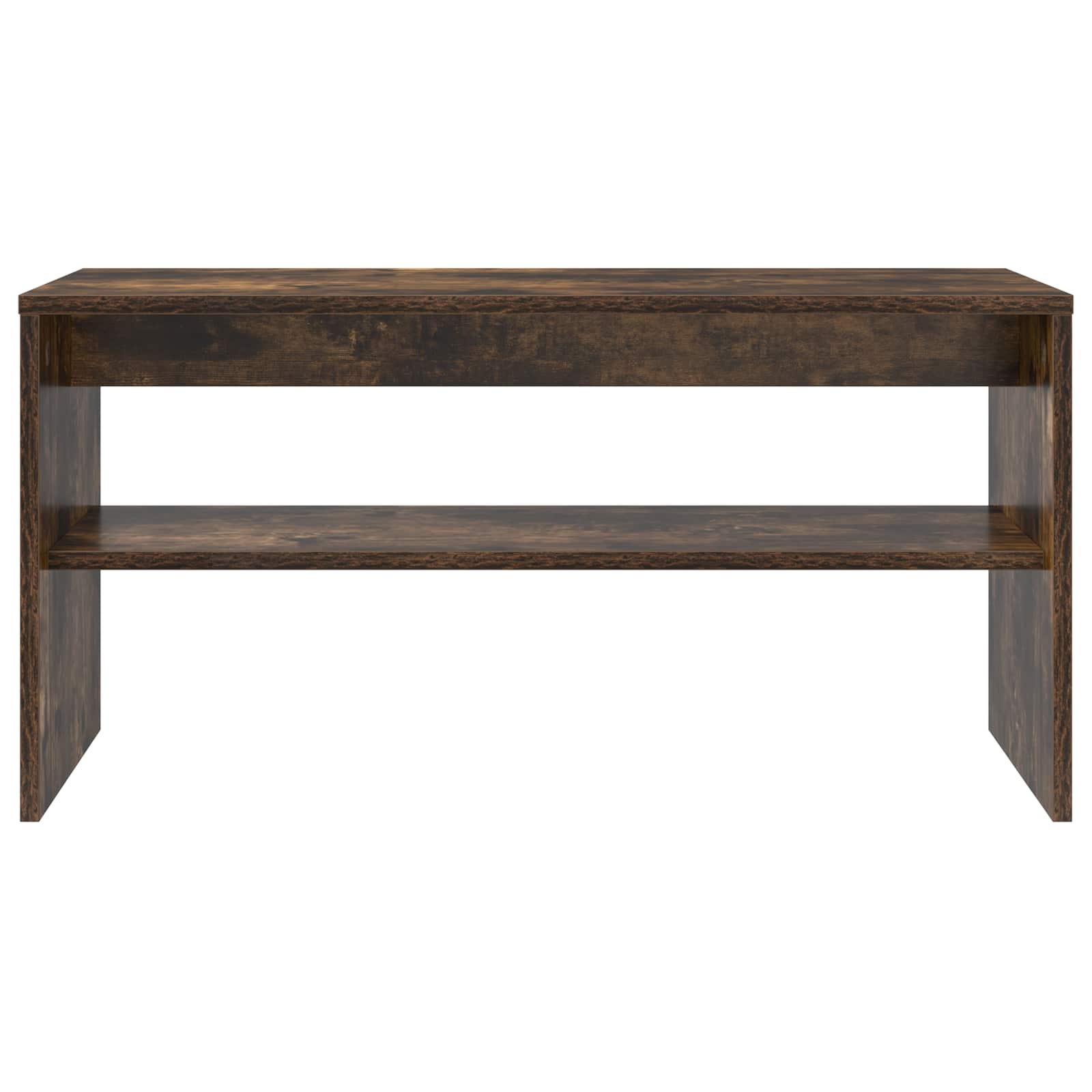 Cabinet TV Stejar fumuriu 80 x 30 x 40 cm Lemn compozit GartenMobel Dekor