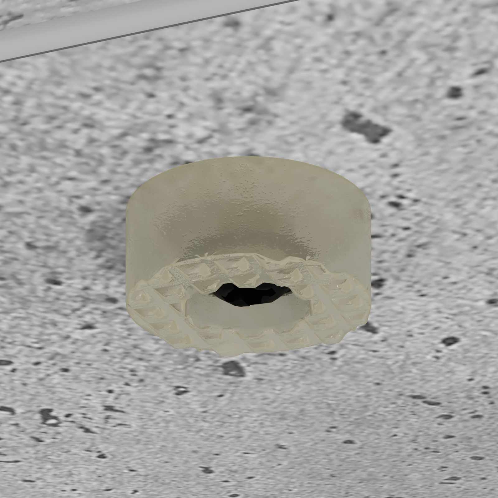 Masă laterală Gri din beton 40 x 35 x 60,5 cm Lemn compozit GartenMobel Dekor