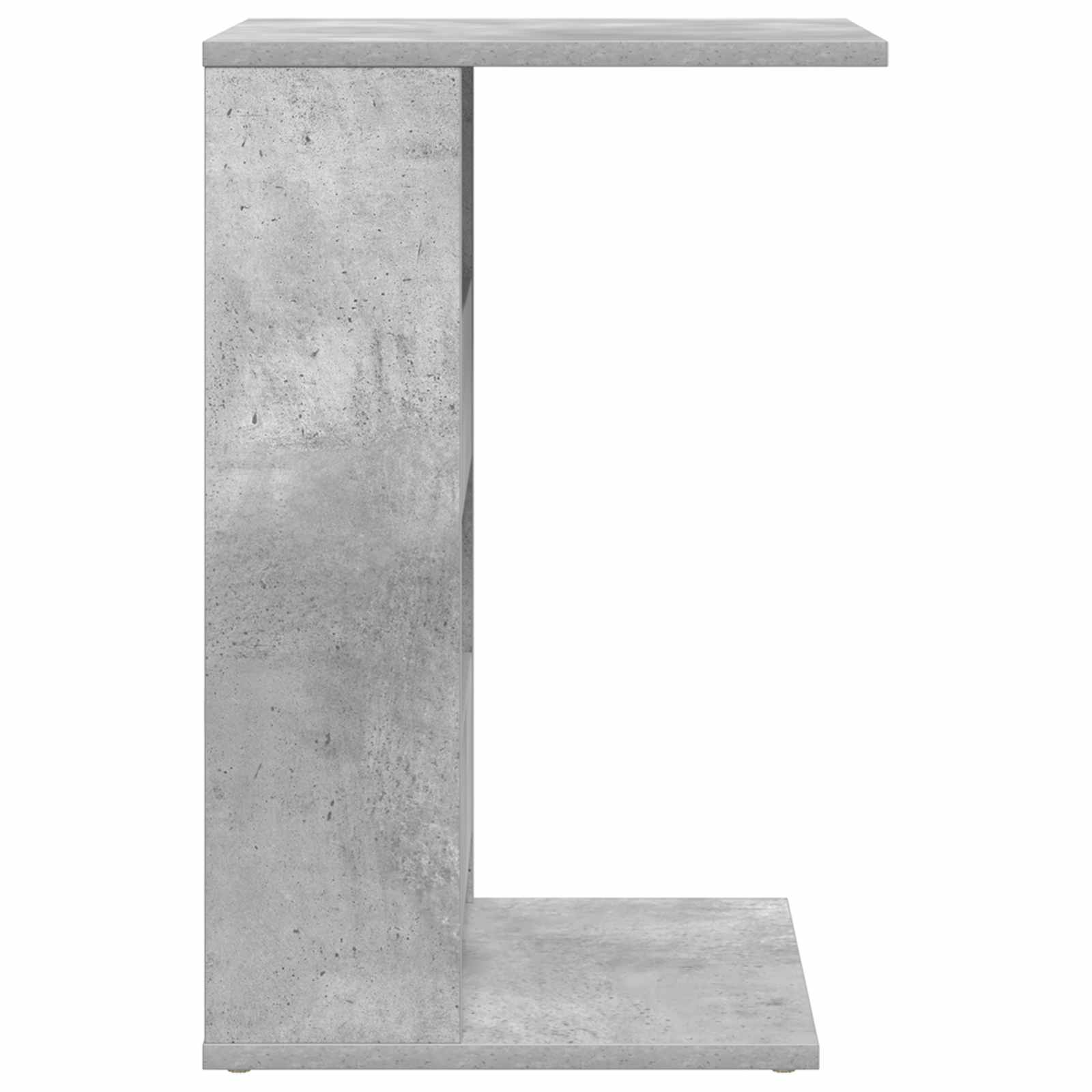 Masă laterală Gri din beton 40 x 35 x 60,5 cm Lemn compozit GartenMobel Dekor